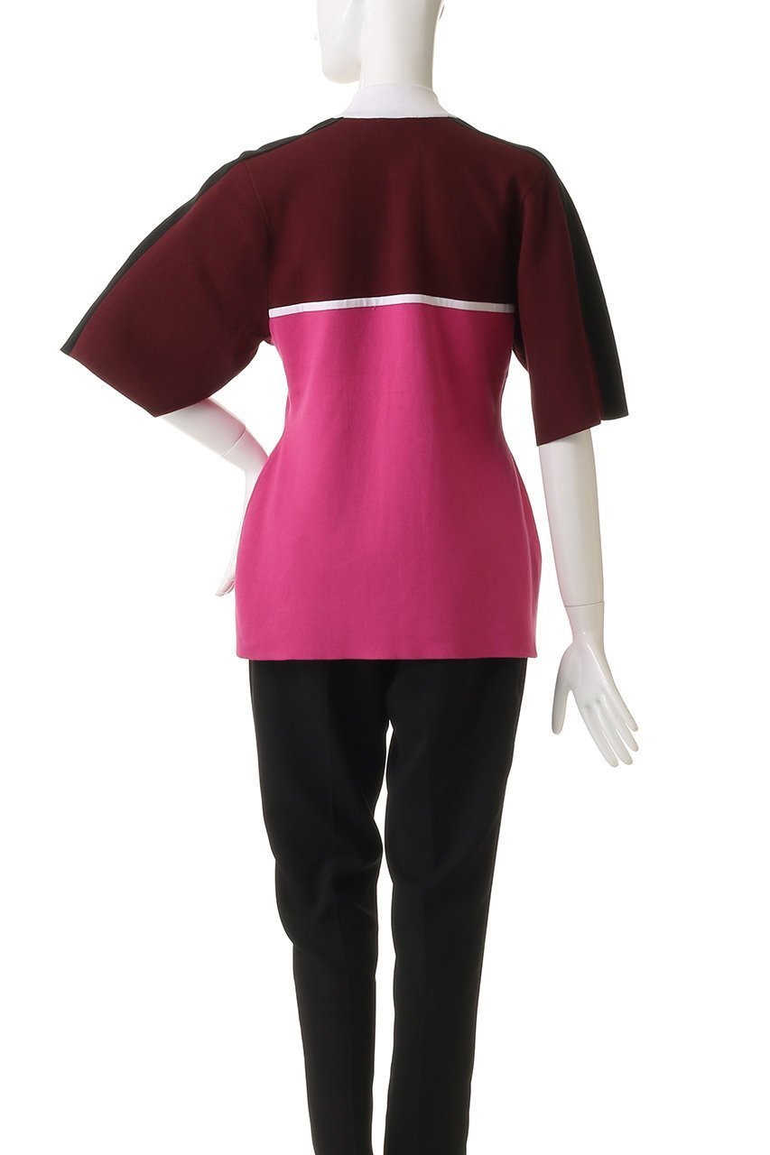 【エンフォルド/ENFOLD】のZIP BICOLOR PULLOVER/プルオーバー 人気、トレンドファッション・服の通販 founy(ファニー) 　ファッション　Fashion　レディースファッション　Fashion for Women　トップス・カットソー　Cut & Sew Tops　ニット　Knit Tops & Sweaters　カジュアルプルオーバー・ニットトップス　Pullovers & Knit Tops / Casual Pullovers　おすすめ　Recommended / Our Picks　エレガント 上品　Elegant　シンプル　Simple, Minimal　スーツ　Suit, Formalwear　セットアップ　Set-Up, Coordinated Outfit　other-4|ID: prp329100004606131 ipo3291000000035896454