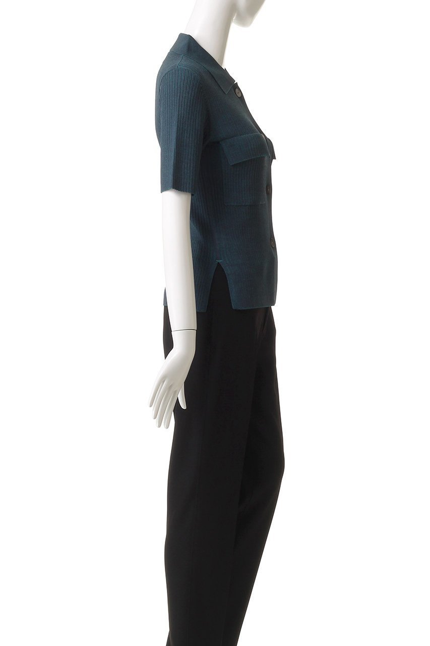 【ランバン オン ブルー/LANVIN en Bleu】のリブポロニット 人気、トレンドファッション・服の通販 founy(ファニー) 　ファッション　Fashion　レディースファッション　Fashion for Women　トップス・カットソー　Cut & Sew Tops　ニット　Knit Tops & Sweaters　カジュアルプルオーバー・ニットトップス　Pullovers & Knit Tops / Casual Pullovers　スポーティ　Sporty, Casual Athletic　タイトスカート　Pencil Skirt, Tight Skirt　トレンド　Trend, Trending Now　ポケット　Pocket, Pocket Detail　マニッシュ　Mannish, Boyish　リブニット　Rib Knit, Ribbed Knit　ワイド　Wide, Wide Fit　新作・新入荷　New Arrivals / New In　other-3|ID: prp329100004606133 ipo3291000000032838074