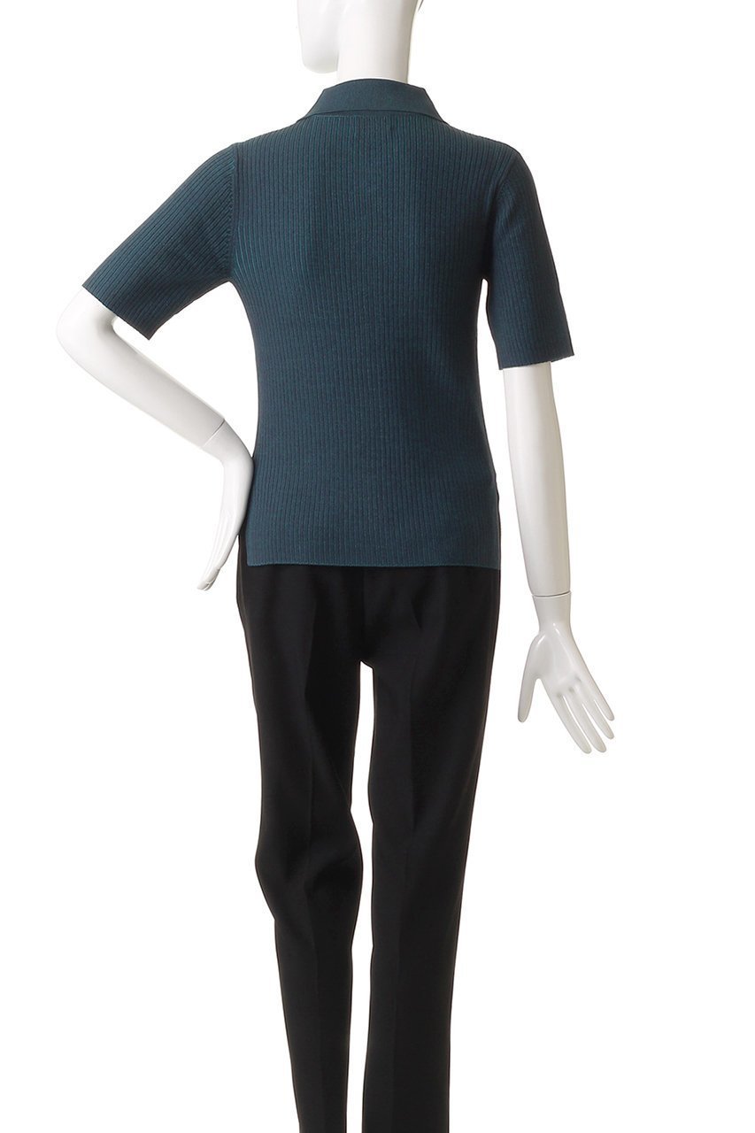 【ランバン オン ブルー/LANVIN en Bleu】のリブポロニット 人気、トレンドファッション・服の通販 founy(ファニー) 　ファッション　Fashion　レディースファッション　Fashion for Women　トップス・カットソー　Cut & Sew Tops　ニット　Knit Tops & Sweaters　カジュアルプルオーバー・ニットトップス　Pullovers & Knit Tops / Casual Pullovers　スポーティ　Sporty, Casual Athletic　タイトスカート　Pencil Skirt, Tight Skirt　トレンド　Trend, Trending Now　ポケット　Pocket, Pocket Detail　マニッシュ　Mannish, Boyish　リブニット　Rib Knit, Ribbed Knit　ワイド　Wide, Wide Fit　other-4|ID: prp329100004606133 ipo3291000000035373862