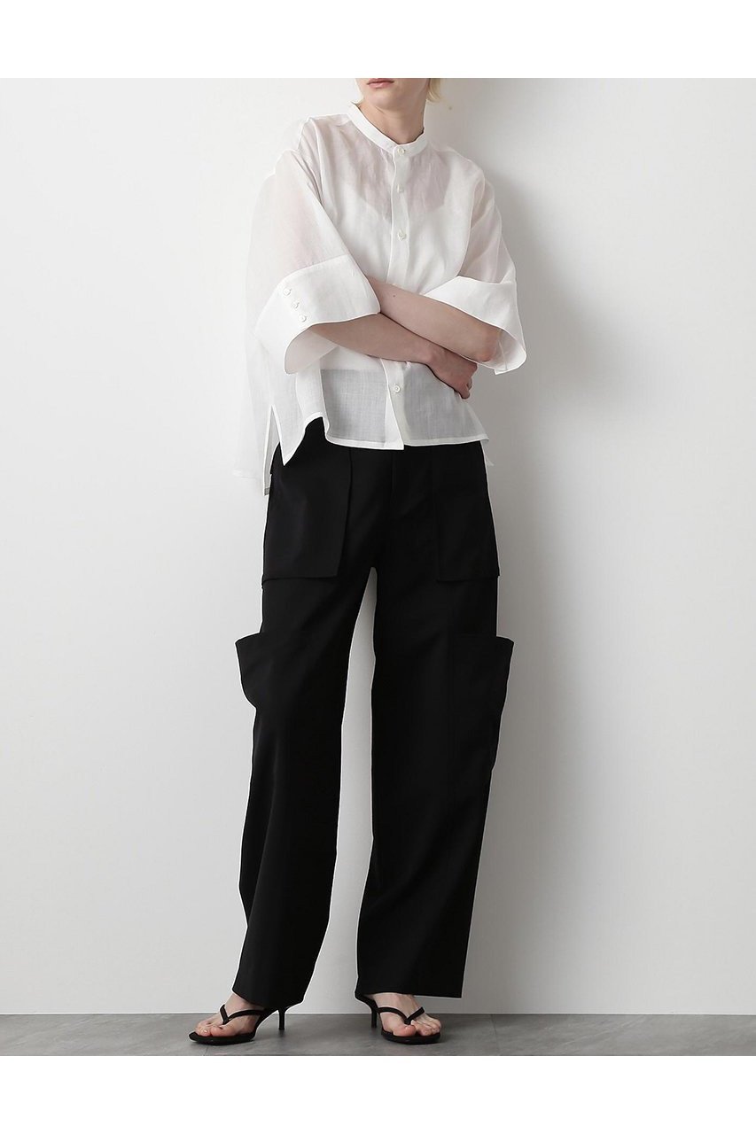 【ヒューエルミュージアム/hueLe Museum】の【STUMBLY】New Baker Cargo Pants インテリア・キッズ・メンズ・レディースファッション・服の通販 founy(ファニー) 　ファッション　Fashion　レディースファッション　Fashion for Women　パンツ　Pants & Trousers　カーゴパンツ　Cargo Pants, Utility Pants　シルク　Silk, 100% Silk　新作・新入荷　New Arrivals / New In　ブラック|ID: prp329100004606136 ipo3291000000032838213