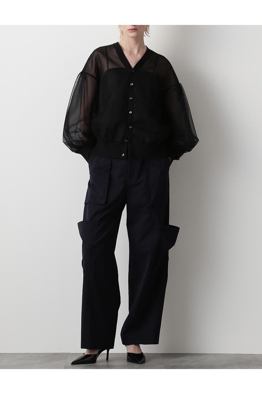 【ヒューエルミュージアム/hueLe Museum】の【STUMBLY】New Baker Cargo Pants インテリア・キッズ・メンズ・レディースファッション・服の通販 founy(ファニー) 　ファッション　Fashion　レディースファッション　Fashion for Women　パンツ　Pants & Trousers　カーゴパンツ　Cargo Pants, Utility Pants　シルク　Silk, 100% Silk　新作・新入荷　New Arrivals / New In　ネイビー|ID: prp329100004606136 ipo3291000000032838219