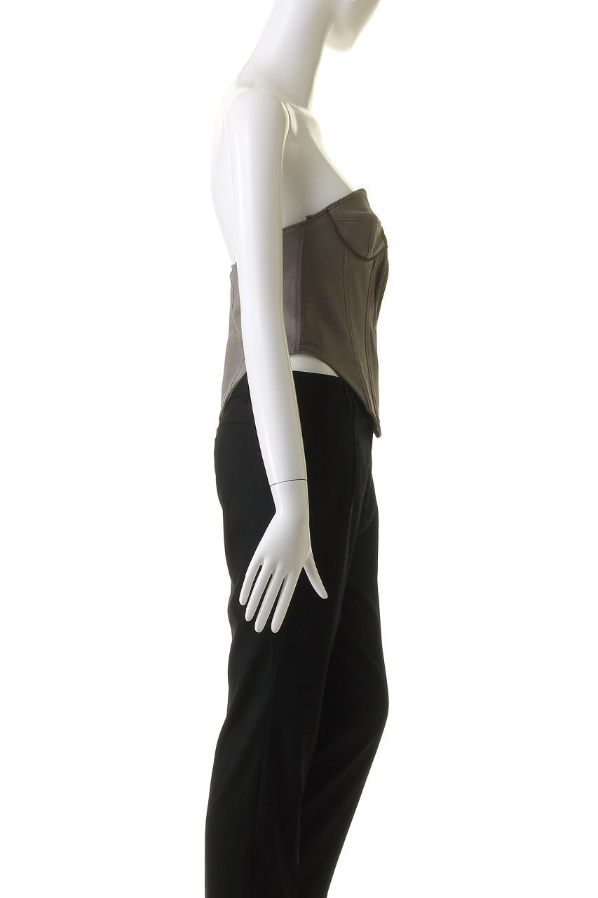 【プランク プロジェクト/PRANK PROJECT】のウーステッドビスチェ / Worsted Bustier 人気、トレンドファッション・服の通販 founy(ファニー) 　ファッション　Fashion　レディースファッション　Fashion for Women　トップス・カットソー　Cut & Sew Tops　キャミソール&ノースリーブ　Camisoles & Sleeveless Tops　シャツ・ブラウス・オフィスカジュアル　Elegant Blouses & Button-Ups　ロングTシャツ・Tシャツ　Longline T-Shirts & Tees　カットソー・ベーシックTシャツ　Cut-and-Sewn Tops / Stretch Tees & Basics　ビスチェ　Bustiers & Corset Tops / Layered Bustier Style　オケージョン　Occasion Wear　カッティング　Cutting Detail　カットソー　Cut and Sewn Top　キャミソール　Camisole, Spaghetti Strap Top　シフォン　Chiffon, Lightweight Fabric　タンク　Tank Top, Sleeveless Top　ビスチェ　Bustier, Corset Top　おすすめ　Recommended / Our Picks　夏　Summer　other-3|ID: prp329100004606137 ipo3291000000032838271