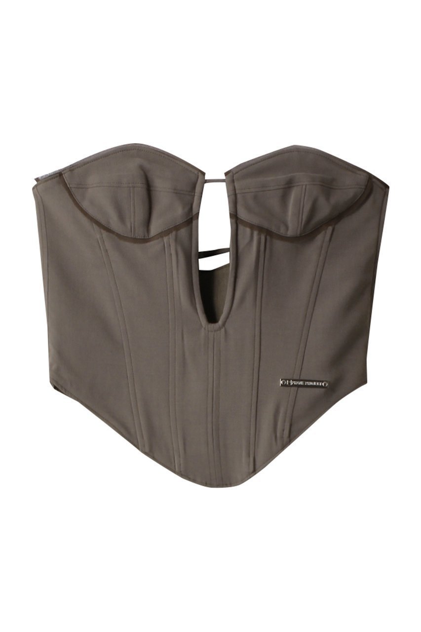 【プランク プロジェクト/PRANK PROJECT】のウーステッドビスチェ / Worsted Bustier インテリア・キッズ・メンズ・レディースファッション・服の通販 founy(ファニー) ファッション Fashion レディースファッション Fashion for Women トップス・カットソー Cut & Sew Tops キャミソール&ノースリーブ Camisoles & Sleeveless Tops シャツ・ブラウス・オフィスカジュアル Elegant Blouses & Button-Ups ロングTシャツ・Tシャツ Longline T-Shirts & Tees カットソー・ベーシックTシャツ Cut-and-Sewn Tops / Stretch Tees & Basics ビスチェ Bustiers & Corset Tops / Layered Bustier Style オケージョン Occasion Wear カッティング Cutting Detail カットソー Cut and Sewn Top キャミソール Camisole, Spaghetti Strap Top シフォン Chiffon, Lightweight Fabric タンク Tank Top, Sleeveless Top ビスチェ Bustier, Corset Top おすすめ Recommended / Our Picks 夏 Summer G.BGE(グレーベージュ)|ID: prp329100004606137 ipo3291000000034421692