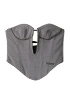 【プランク プロジェクト/PRANK PROJECT】のウーステッドビスチェ / Worsted Bustier GRY(グレー)|ID: prp329100004606137 ipo3291000000034421693