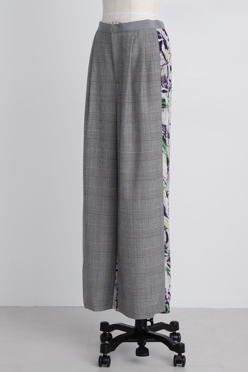 【ヒューエルミュージアム/hueLe Museum】の【STUMBLY】Printed Combination Wide Pants 人気、トレンドファッション・服の通販 founy(ファニー) 　ファッション　Fashion　レディースファッション　Fashion for Women　パンツ　Pants & Trousers　プリント　Print, Printed Pattern　ワイド　Wide, Wide Fit　新作・新入荷　New Arrivals / New In　other-2|ID: prp329100004606138 ipo3291000000032838284