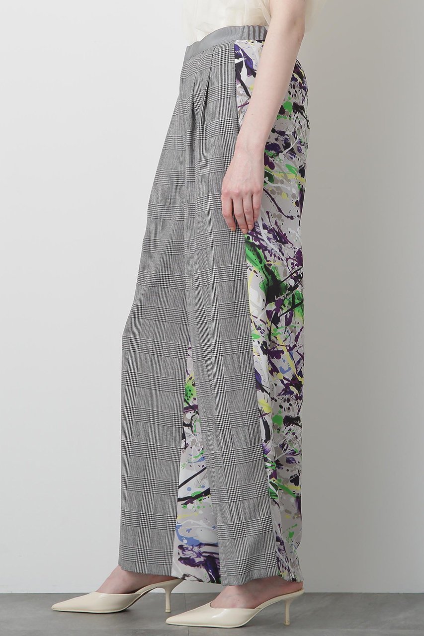【ヒューエルミュージアム/hueLe Museum】の【STUMBLY】Printed Combination Wide Pants 人気、トレンドファッション・服の通販 founy(ファニー) 　ファッション　Fashion　レディースファッション　Fashion for Women　パンツ　Pants & Trousers　プリント　Print, Printed Pattern　ワイド　Wide, Wide Fit　新作・新入荷　New Arrivals / New In　other-4|ID: prp329100004606138 ipo3291000000032838296