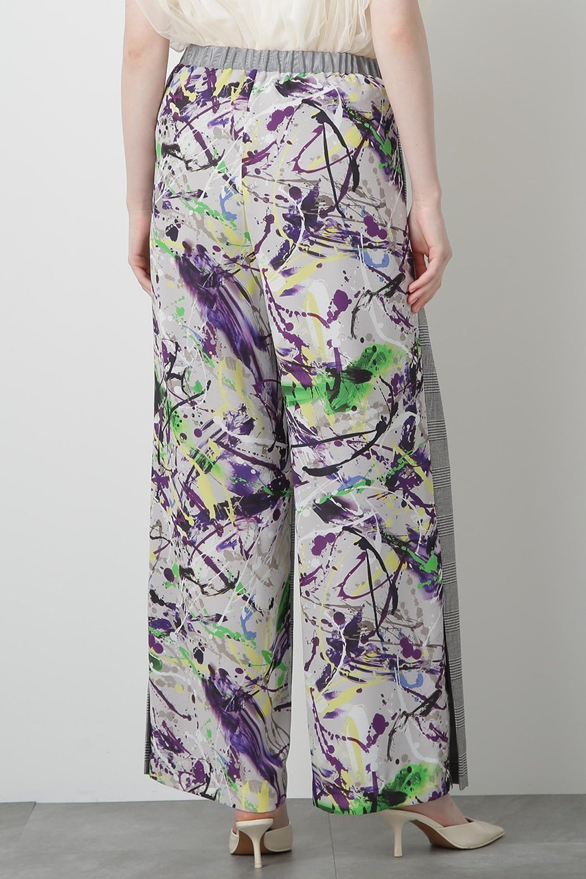 【ヒューエルミュージアム/hueLe Museum】の【STUMBLY】Printed Combination Wide Pants 人気、トレンドファッション・服の通販 founy(ファニー) 　ファッション　Fashion　レディースファッション　Fashion for Women　パンツ　Pants & Trousers　プリント　Print, Printed Pattern　ワイド　Wide, Wide Fit　新作・新入荷　New Arrivals / New In　other-5|ID: prp329100004606138 ipo3291000000032838302