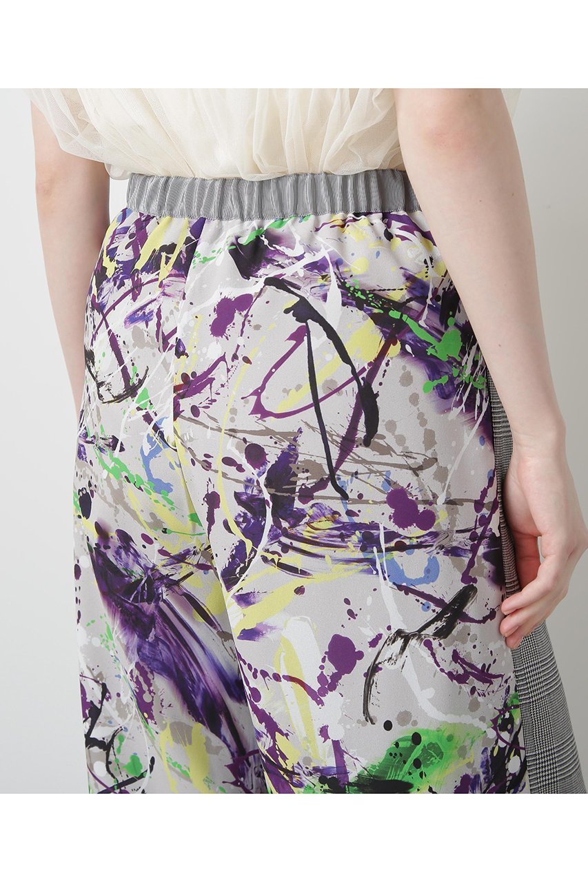 【ヒューエルミュージアム/hueLe Museum】の【STUMBLY】Printed Combination Wide Pants 人気、トレンドファッション・服の通販 founy(ファニー) 　ファッション　Fashion　レディースファッション　Fashion for Women　パンツ　Pants & Trousers　プリント　Print, Printed Pattern　ワイド　Wide, Wide Fit　新作・新入荷　New Arrivals / New In　other-8|ID: prp329100004606138 ipo3291000000032838320