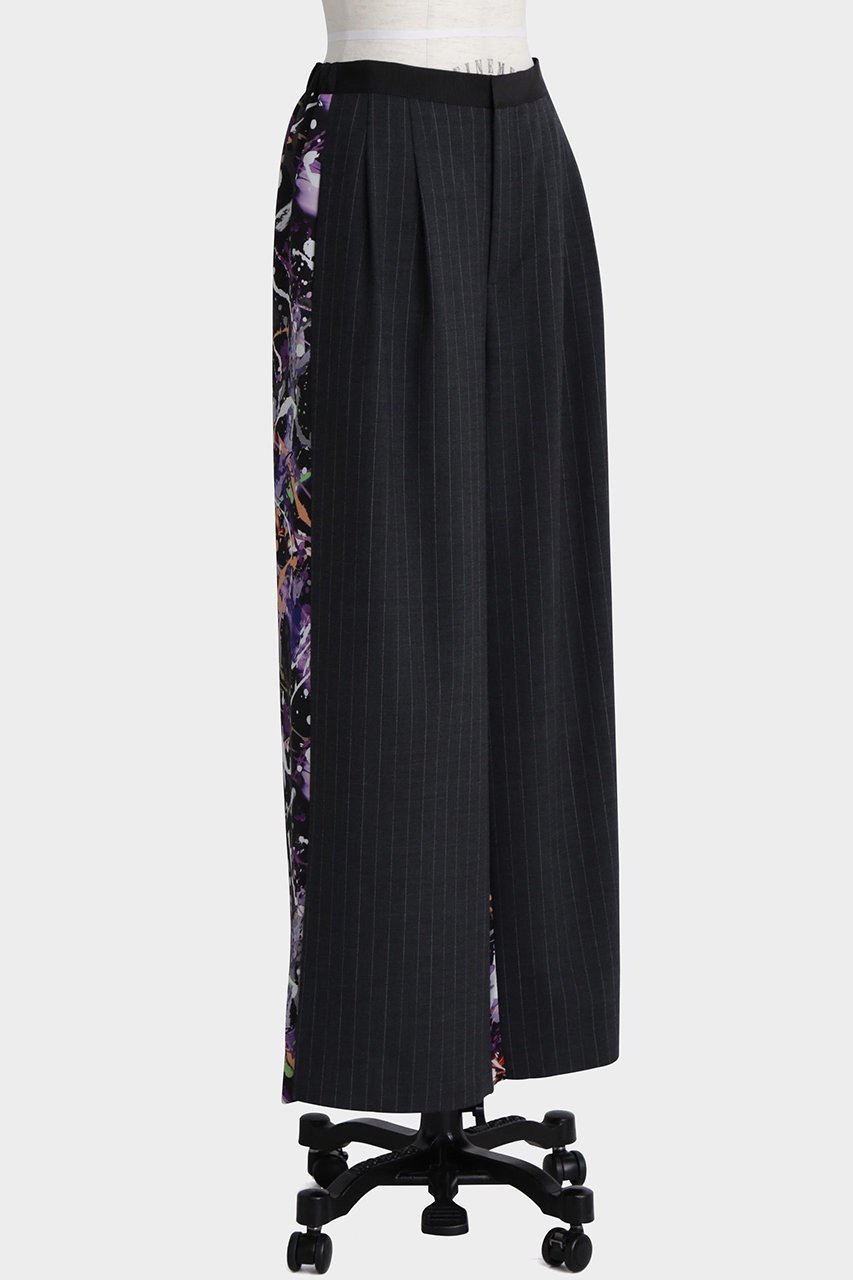 【ヒューエルミュージアム/hueLe Museum】の【STUMBLY】Printed Combination Wide Pants 人気、トレンドファッション・服の通販 founy(ファニー) 　ファッション　Fashion　レディースファッション　Fashion for Women　パンツ　Pants & Trousers　プリント　Print, Printed Pattern　ワイド　Wide, Wide Fit　other-2|ID: prp329100004606138 ipo3291000000035978336