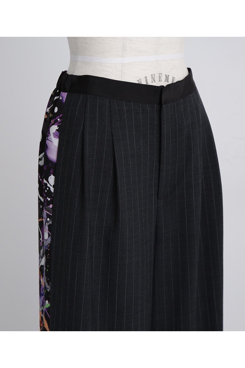 【ヒューエルミュージアム/hueLe Museum】の【STUMBLY】Printed Combination Wide Pants 人気、トレンドファッション・服の通販 founy(ファニー) 　ファッション　Fashion　レディースファッション　Fashion for Women　パンツ　Pants & Trousers　プリント　Print, Printed Pattern　ワイド　Wide, Wide Fit　other-4|ID: prp329100004606138 ipo3291000000035978338