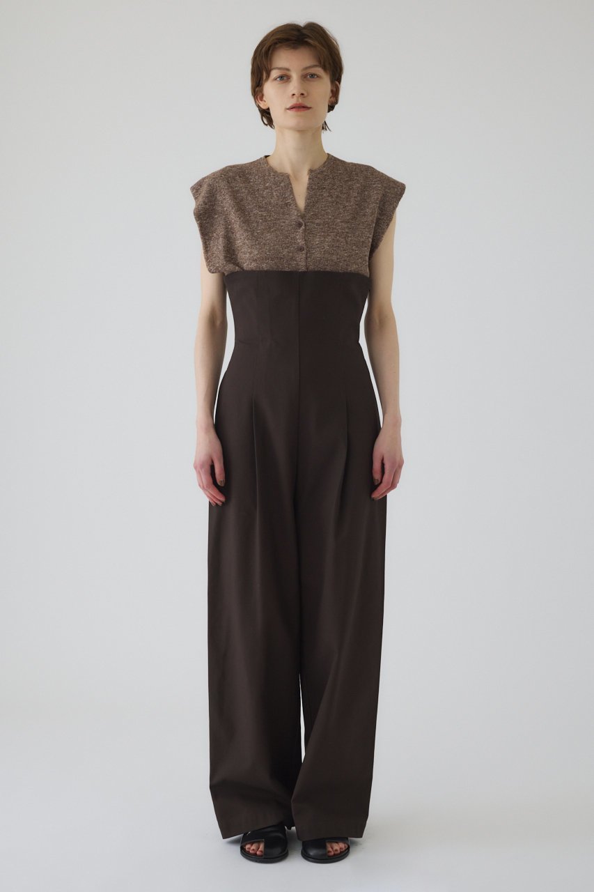 【リムアーク/RIM.ARK】のCovering high waist PT/パンツ インテリア・キッズ・メンズ・レディースファッション・服の通販 founy(ファニー) 　ファッション　Fashion　レディースファッション　Fashion for Women　パンツ　Pants & Trousers　おすすめ　Recommended / Our Picks　クロップド　Cropped, Short Length　スタイリッシュ　Stylish, Fashionable　バランス　Balance, Style Balance　パターン　Pattern, Design Print　モダン　Modern, Contemporary　ブラウン|ID: prp329100004606139 ipo3291000000033937633