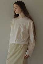【エトレトウキョウ/ETRE TOKYO】のコンパクトボーダートップス ベージュ|ID: prp329100004606140 ipo3291000000032838358