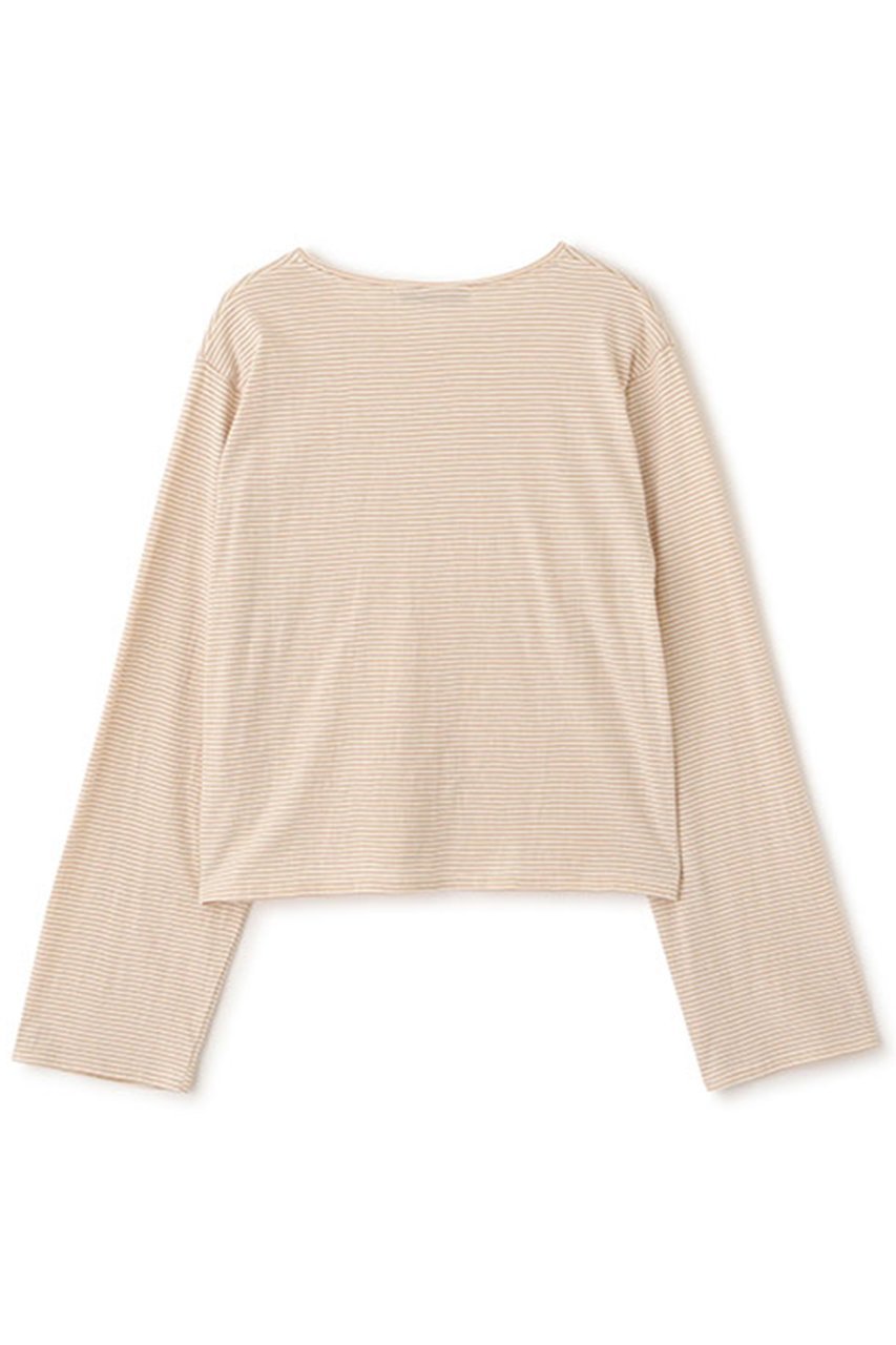 【エトレトウキョウ/ETRE TOKYO】のコンパクトボーダートップス 人気、トレンドファッション・服の通販 founy(ファニー) 　ファッション　Fashion　レディースファッション　Fashion for Women　トップス・カットソー　Cut & Sew Tops　シャツ・ブラウス・オフィスカジュアル　Elegant Blouses & Button-Ups　ロングTシャツ・Tシャツ　Longline T-Shirts & Tees　カットソー・ベーシックTシャツ　Cut-and-Sewn Tops / Stretch Tees & Basics　おすすめ　Recommended / Our Picks　スリーブ　Sleeve, Long Sleeve / Short Sleeve　トレンド　Trend, Trending Now　バランス　Balance, Style Balance　ボーダー　Border, Stripe　ロング　Long, Long-Length　今季　This Season, Current Season　other-5|ID: prp329100004606140 ipo3291000000032838382