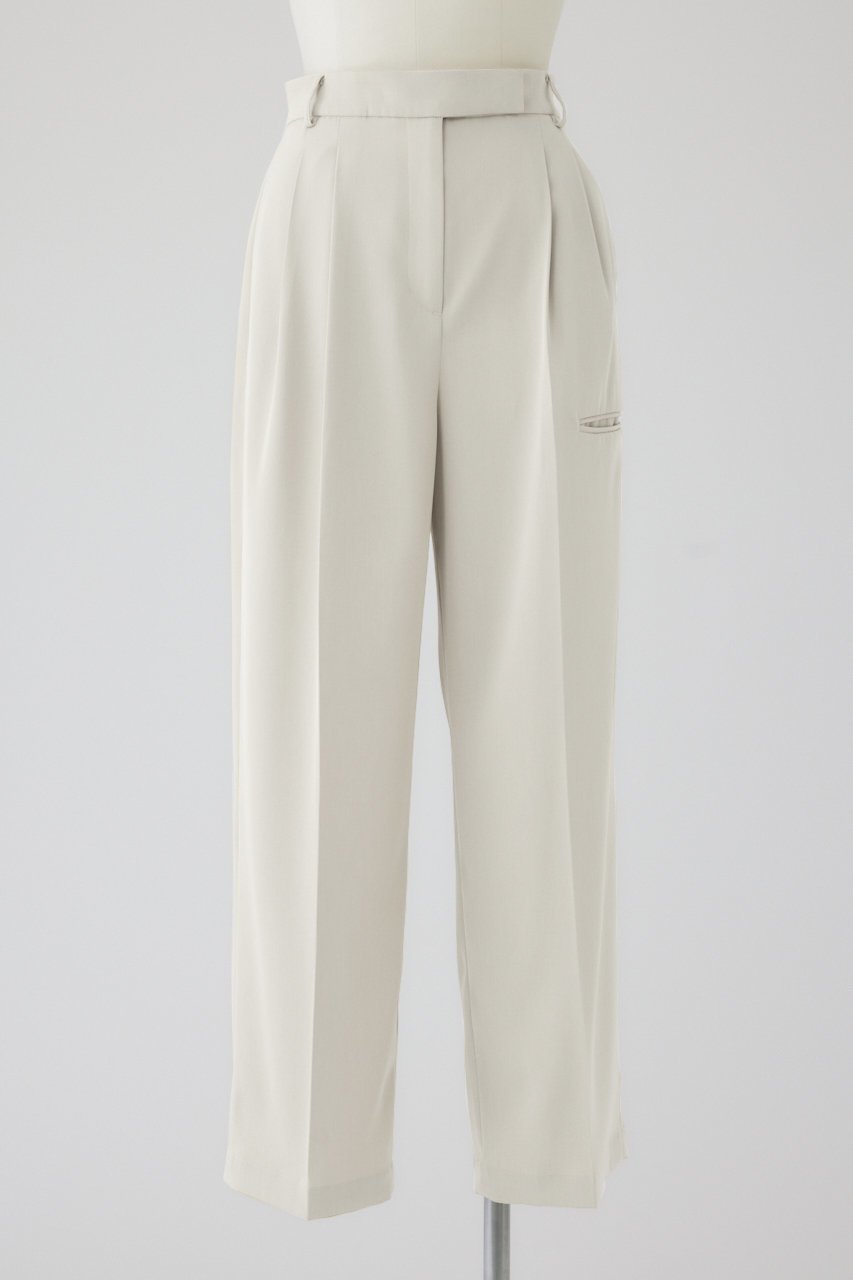 【リムアーク/RIM.ARK】のPiping pocket slacks/スラックス/パンツ インテリア・キッズ・メンズ・レディースファッション・服の通販 founy(ファニー) 　ファッション　Fashion　レディースファッション　Fashion for Women　パンツ　Pants & Trousers　スラックス　Slacks, Dress Pants　ツイル　Twist, Twisted Detail　ビジネス 仕事 通勤　Business / Work / Commuting　マニッシュ　Mannish, Boyish　エレガント 上品　Elegant　ホワイト|ID: prp329100004606141 ipo3291000000035795898