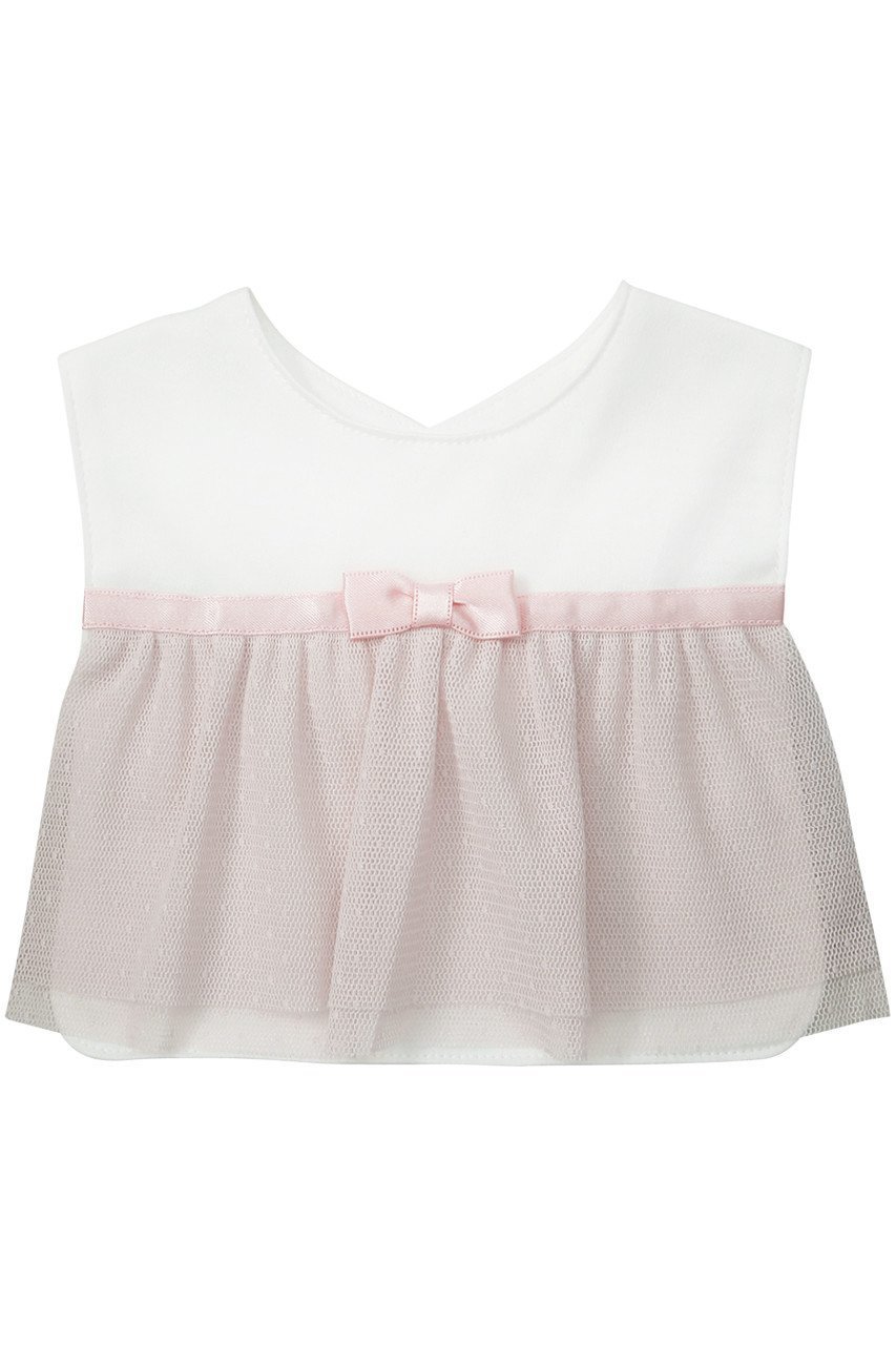 【ポプキンズ/POMPKINS / KIDS】の【Baby】フォーマルスタイ インテリア・キッズ・メンズ・レディースファッション・服の通販 founy(ファニー) 　ファッション　Fashion　キッズファッション　Fashion for Kids　おすすめ　Recommended / Our Picks　ギフト プレゼント　Gift / Present　チュール　Tulip, Tulip Motif　ドット　Polka Dot, Dot Pattern　フォーマル　Formal, Dressy　リボン　Ribbon, Bow　定番　Standard, Basic Item　ピンク|ID: prp329100004606144 ipo3291000000032838545