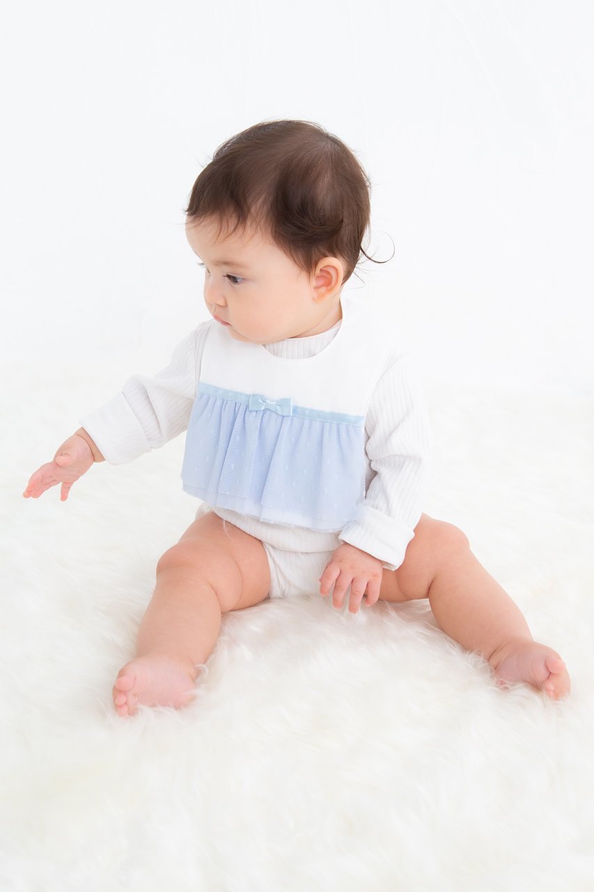 【ポプキンズ/POMPKINS / KIDS】の【Baby】フォーマルスタイ 人気、トレンドファッション・服の通販 founy(ファニー) 　ファッション　Fashion　キッズファッション　Fashion for Kids　おすすめ　Recommended / Our Picks　ギフト プレゼント　Gift / Present　チュール　Tulip, Tulip Motif　ドット　Polka Dot, Dot Pattern　フォーマル　Formal, Dressy　リボン　Ribbon, Bow　定番　Standard, Basic Item　other-5|ID: prp329100004606144 ipo3291000000032838573
