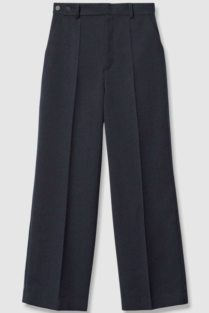 【アナイ/ANAYI】のポリツイルストレートワイドパンツ インテリア・キッズ・メンズ・レディースファッション・服の通販 founy(ファニー) ファッション Fashion レディースファッション Fashion for Women パンツ Pants & Trousers ストレート Straight, Straight Cut センター Center, Center Line ツイード Twill, Twill Weave ワイド Wide, Wide Fit ネイビー|ID: prp329100004606145 ipo3291000000035608861