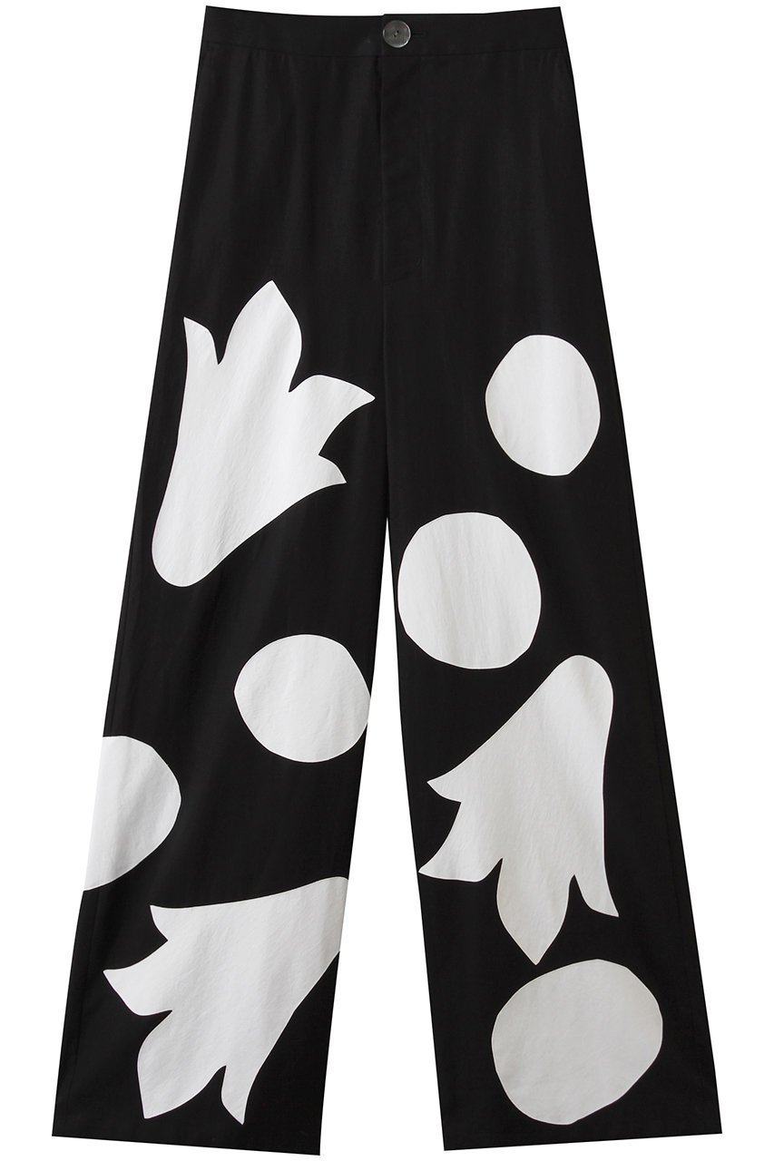 【ナゴンスタンス/nagonstans】のalpine plants pants/パンツ インテリア・キッズ・メンズ・レディースファッション・服の通販 founy(ファニー) ファッション Fashion レディースファッション Fashion for Women パンツ Pants & Trousers セットアップ Set-Up, Coordinated Outfit ベーシック Basic, Essential モチーフ Motif, Design Theme Black|ID: prp329100004606149 ipo3291000000035676461