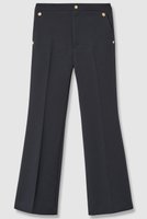 【アルアバイル/allureville】の【Loulou Willoughby】ダブルクロスフレアーパンツ 人気、トレンドファッション・服の通販 founy(ファニー) ファッション Fashion レディースファッション Fashion for Women パンツ Pants & Trousers ストレッチ Stretch, Stretchy Fabric センター Center, Center Line フィット Fit, Slim Fit フレア Flare, Flared 今季 This Season, Current Season 定番 Standard, Basic Item 新作・新入荷 New Arrivals / New In |ID:prp329100004606151