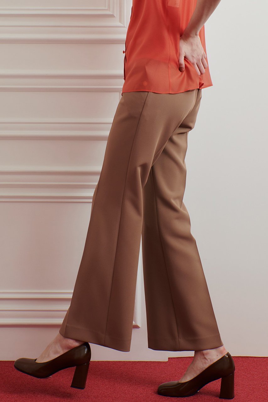 【アルアバイル/allureville】の【Loulou Willoughby】ダブルクロスフレアーパンツ 人気、トレンドファッション・服の通販 founy(ファニー) 　ファッション　Fashion　レディースファッション　Fashion for Women　パンツ　Pants & Trousers　ストレッチ　Stretch, Stretchy Fabric　センター　Center, Center Line　フィット　Fit, Slim Fit　フレア　Flare, Flared　今季　This Season, Current Season　定番　Standard, Basic Item　新作・新入荷　New Arrivals / New In　other-8|ID: prp329100004606151 ipo3291000000032838774