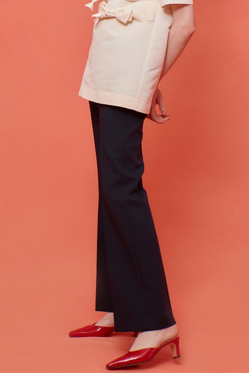 【アルアバイル/allureville】の【Loulou Willoughby】ダブルクロスフレアーパンツ 人気、トレンドファッション・服の通販 founy(ファニー) 　ファッション　Fashion　レディースファッション　Fashion for Women　パンツ　Pants & Trousers　ストレッチ　Stretch, Stretchy Fabric　センター　Center, Center Line　フィット　Fit, Slim Fit　フレア　Flare, Flared　今季　This Season, Current Season　定番　Standard, Basic Item　other-8|ID: prp329100004606151 ipo3291000000035601916