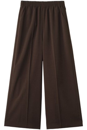 【ランバン オン ブルー/LANVIN en Bleu】 ドライポリエステルイージーパンツ人気、トレンドファッション・服の通販 founy(ファニー) ファッション Fashion レディースファッション Fashion for Women パンツ Pants & Trousers なめらか Smooth, Silky Texture センター Center, Center Line ワイド Wide, Wide Fit |ID:prp329100004606155