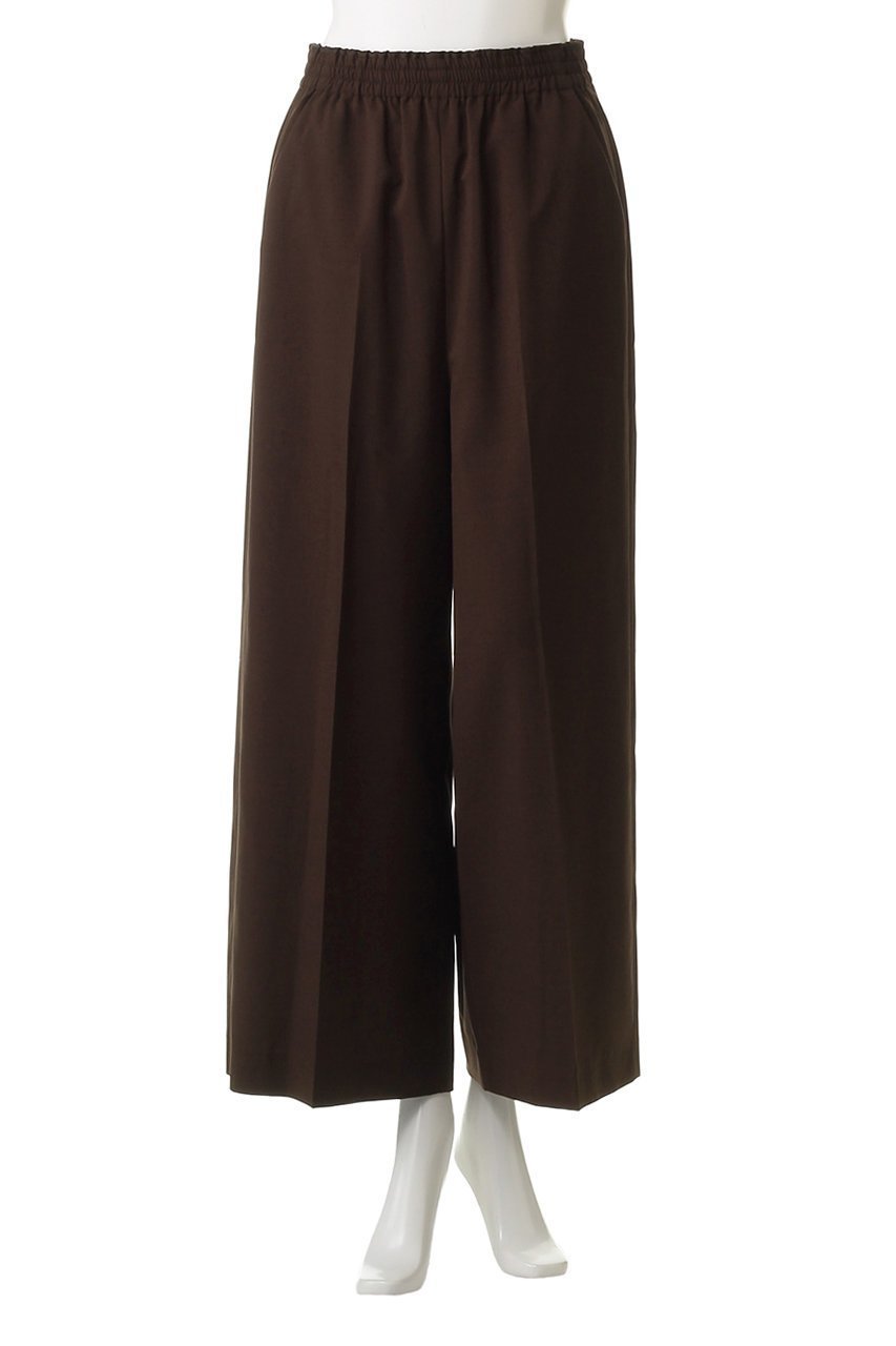 【ランバン オン ブルー/LANVIN en Bleu】のドライポリエステルイージーパンツ 人気、トレンドファッション・服の通販 founy(ファニー) 　ファッション　Fashion　レディースファッション　Fashion for Women　パンツ　Pants & Trousers　なめらか　Smooth, Silky Texture　センター　Center, Center Line　ワイド　Wide, Wide Fit　other-2|ID: prp329100004606155 ipo3291000000032838885