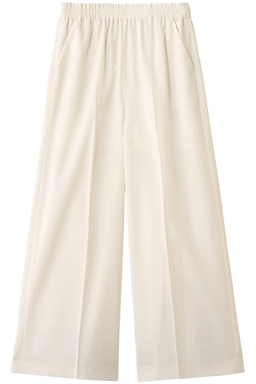 【ランバン オン ブルー/LANVIN en Bleu】のドライポリエステルイージーパンツ インテリア・キッズ・メンズ・レディースファッション・服の通販 founy(ファニー) ファッション Fashion レディースファッション Fashion for Women パンツ Pants & Trousers なめらか Smooth, Silky Texture センター Center, Center Line ワイド Wide, Wide Fit オフ|ID: prp329100004606155 ipo3291000000035806387