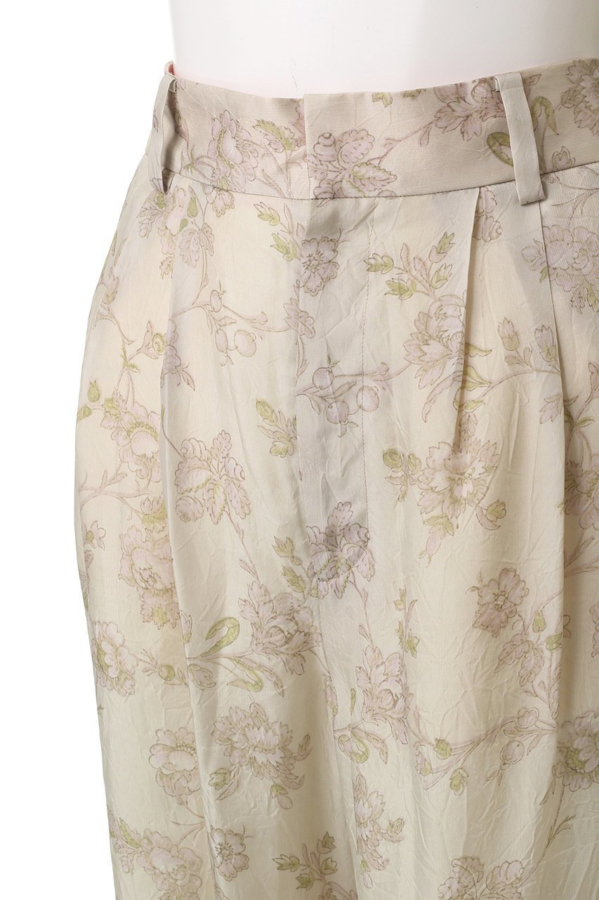 【ルール ロジェット/leur logette】のルームズフラワープリントキュプラパンツ 人気、トレンドファッション・服の通販 founy(ファニー) 　ファッション　Fashion　レディースファッション　Fashion for Women　パンツ　Pants & Trousers　なめらか　Smooth, Silky Texture　クラシカル　Classical, Vintage-Inspired　クラシック　Classic, Timeless Style　シンプル　Simple, Minimal　セットアップ　Set-Up, Coordinated Outfit　フラワー　Flower, Floral　プリント　Print, Printed Pattern　ワイド　Wide, Wide Fit　other-5|ID: prp329100004606156 ipo3291000000032838944