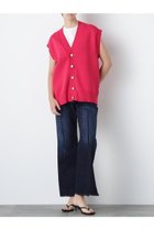 【ヒューエルミュージアム/hueLe Museum】の【STUMBLY】Side Slit Flare Denim ネイビー|ID:prp329100004606158