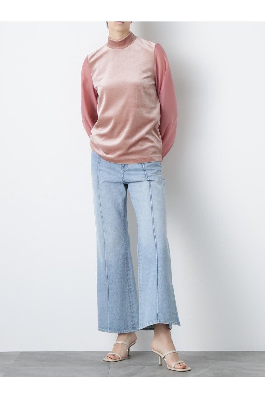 【ヒューエルミュージアム/hueLe Museum】の【STUMBLY】Side Slit Flare Denim 人気、トレンドファッション・服の通販 founy(ファニー) 　ファッション　Fashion　レディースファッション　Fashion for Women　パンツ　Pants & Trousers　デニムパンツ・ジーンズ・美脚デニム　Denim Jeans & Pants　スタンダード　Standard, Basic　ストレート　Straight, Straight Cut　スリット　Slit, Slit Detail　センター　Center, Center Line　デニム　Denim, Jeans Material　フレア　Flare, Flared　新作・新入荷　New Arrivals / New In　other-3|ID: prp329100004606158 ipo3291000000032839028