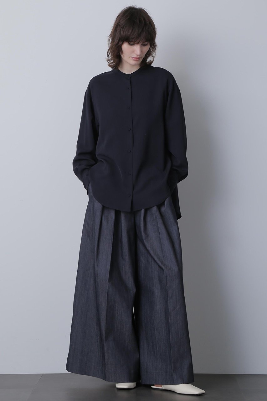 【ヒューエルミュージアム/hueLe Museum】の【hLM】ストレッチデニム 人気、トレンドファッション・服の通販 founy(ファニー) 　ファッション　Fashion　レディースファッション　Fashion for Women　パンツ　Pants & Trousers　デニムパンツ・ジーンズ・美脚デニム　Denim Jeans & Pants　ストレッチ　Stretch, Stretchy Fabric　デニム　Denim, Jeans Material　バランス　Balance, Style Balance　ワイド　Wide, Wide Fit　other-3|ID: prp329100004606159 ipo3291000000032839086