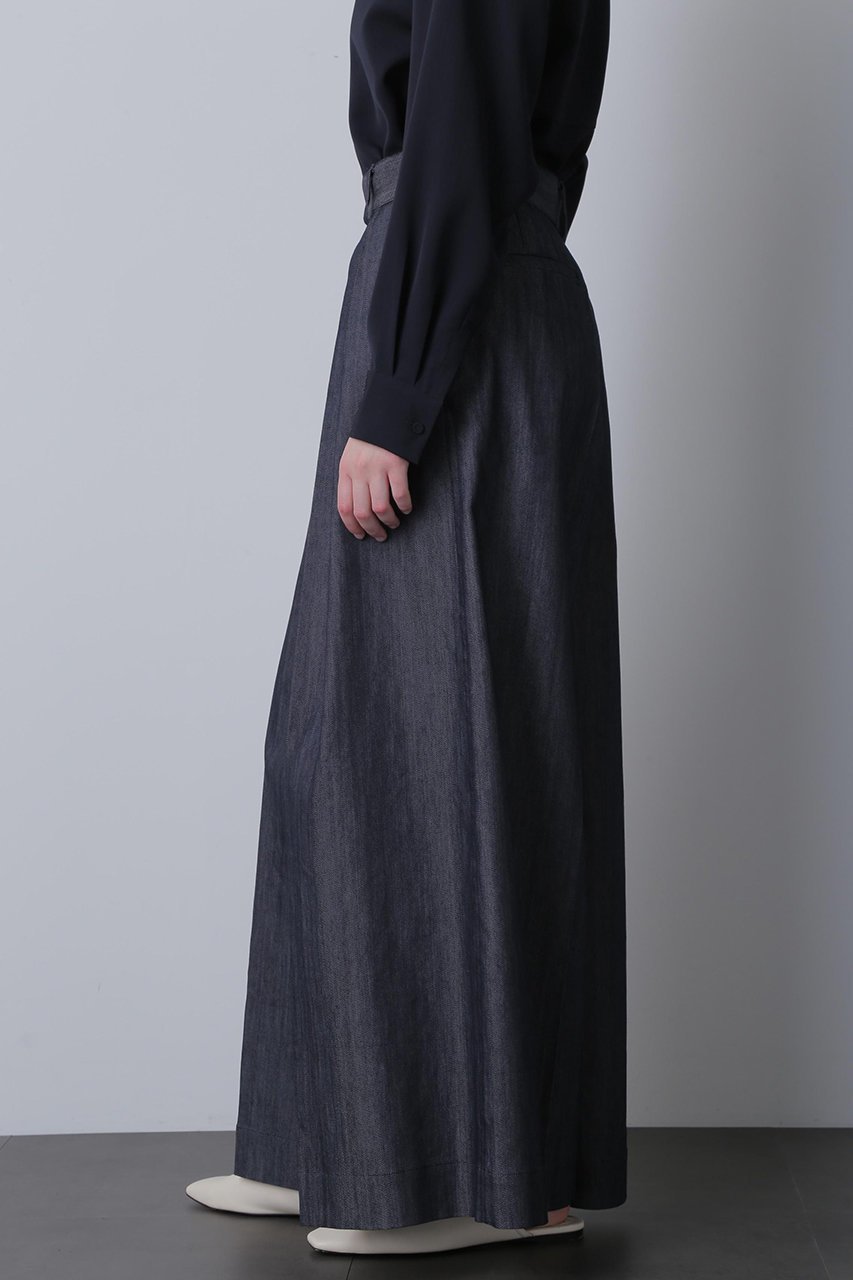 【ヒューエルミュージアム/hueLe Museum】の【hLM】ストレッチデニム 人気、トレンドファッション・服の通販 founy(ファニー) 　ファッション　Fashion　レディースファッション　Fashion for Women　パンツ　Pants & Trousers　デニムパンツ・ジーンズ・美脚デニム　Denim Jeans & Pants　ストレッチ　Stretch, Stretchy Fabric　デニム　Denim, Jeans Material　バランス　Balance, Style Balance　ワイド　Wide, Wide Fit　other-5|ID: prp329100004606159 ipo3291000000032839098