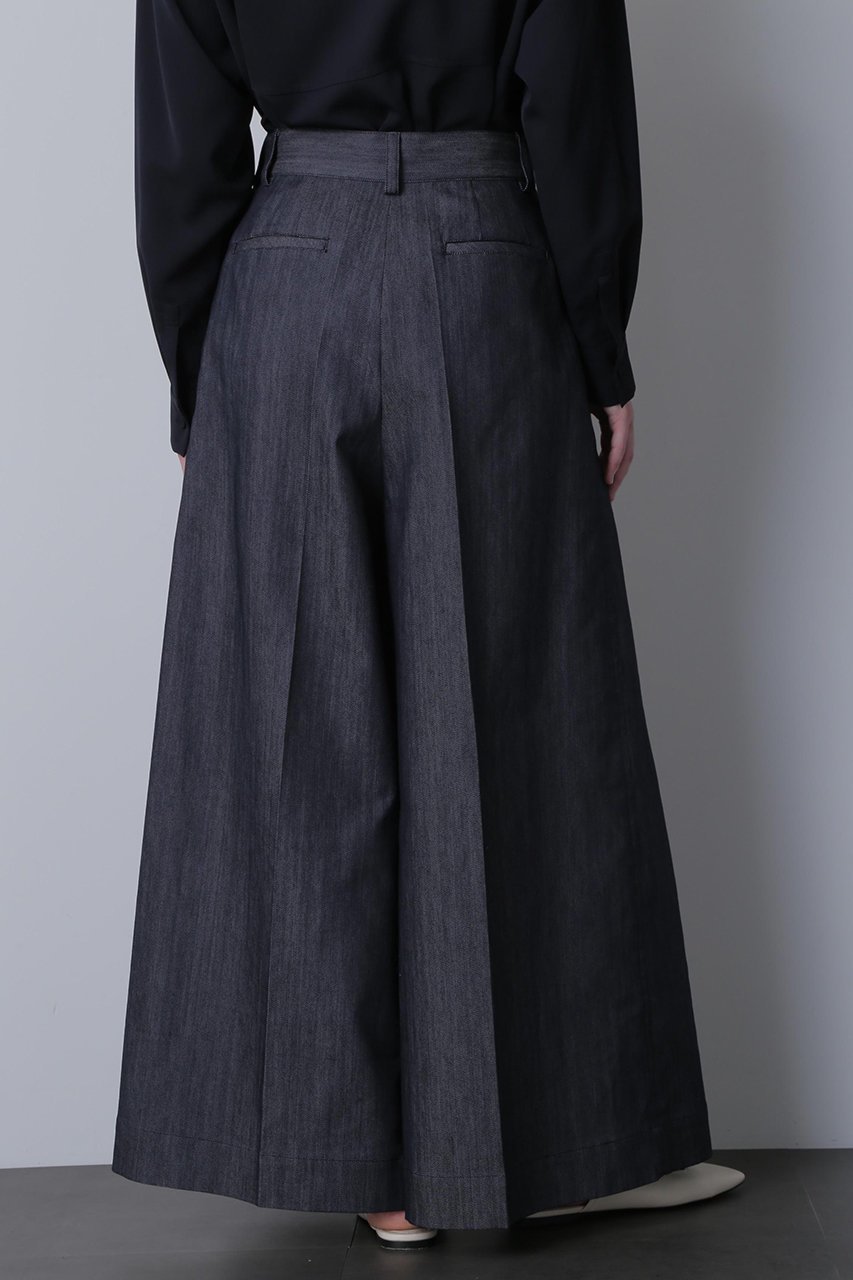 【ヒューエルミュージアム/hueLe Museum】の【hLM】ストレッチデニム 人気、トレンドファッション・服の通販 founy(ファニー) 　ファッション　Fashion　レディースファッション　Fashion for Women　パンツ　Pants & Trousers　デニムパンツ・ジーンズ・美脚デニム　Denim Jeans & Pants　ストレッチ　Stretch, Stretchy Fabric　デニム　Denim, Jeans Material　バランス　Balance, Style Balance　ワイド　Wide, Wide Fit　other-6|ID: prp329100004606159 ipo3291000000032839104