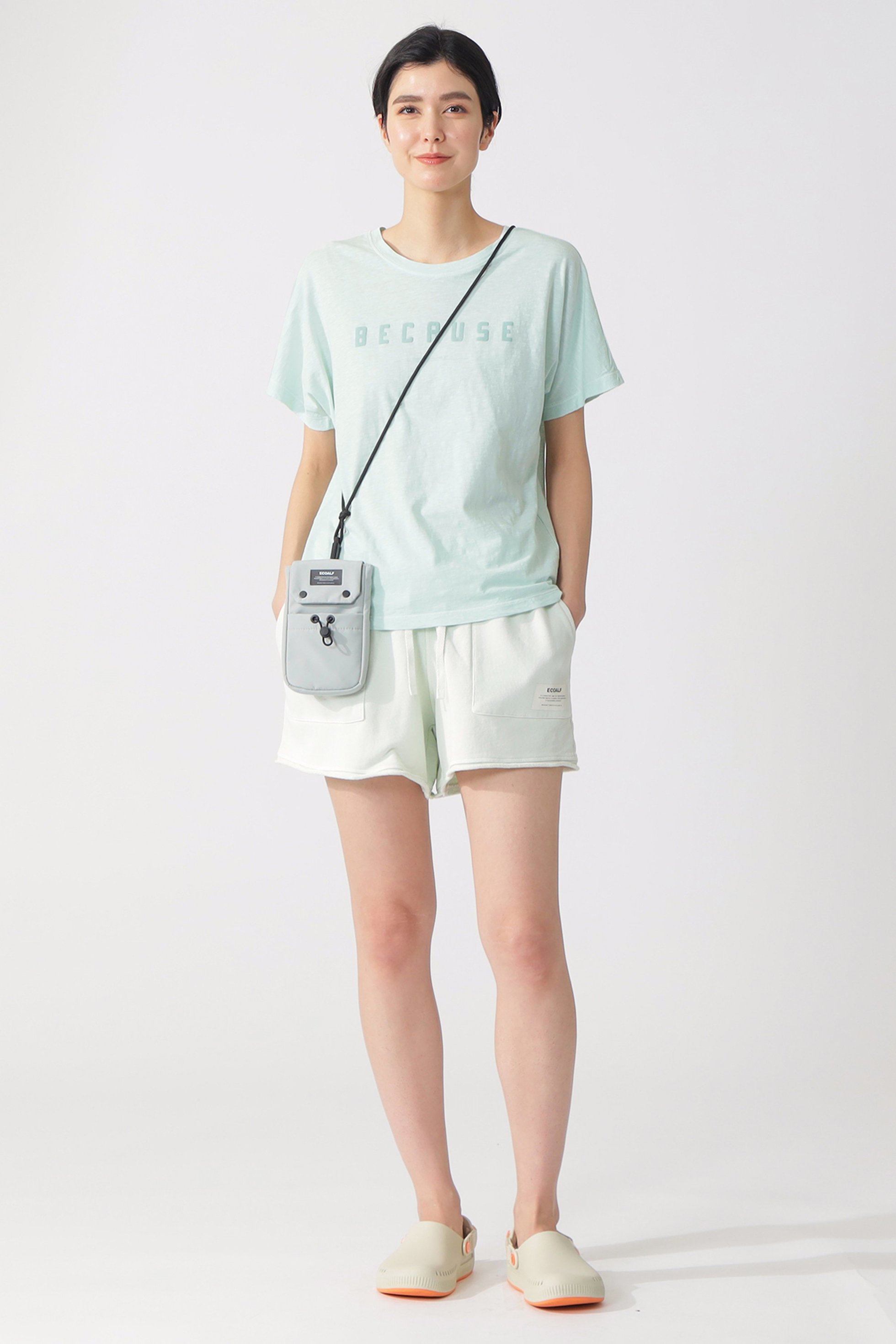 【エコアルフ/ECOALF】のKEMI BECAUSE Tシャツ 人気、トレンドファッション・服の通販 founy(ファニー) 　ファッション　Fashion　レディースファッション　Fashion for Women　トップス・カットソー　Cut & Sew Tops　シャツ・ブラウス・オフィスカジュアル　Elegant Blouses & Button-Ups　ロングTシャツ・Tシャツ　Longline T-Shirts & Tees　カットソー・ベーシックTシャツ　Cut-and-Sewn Tops / Stretch Tees & Basics　コレクション　Collection, Seasonal Line　ショート　Short, Short Length　スリーブ　Sleeve, Long Sleeve / Short Sleeve　フロント　Front, Front Design　プリント　Print, Printed Pattern　ベーシック　Basic, Essential　other-2|ID: prp329100004606169 ipo3291000000036023528