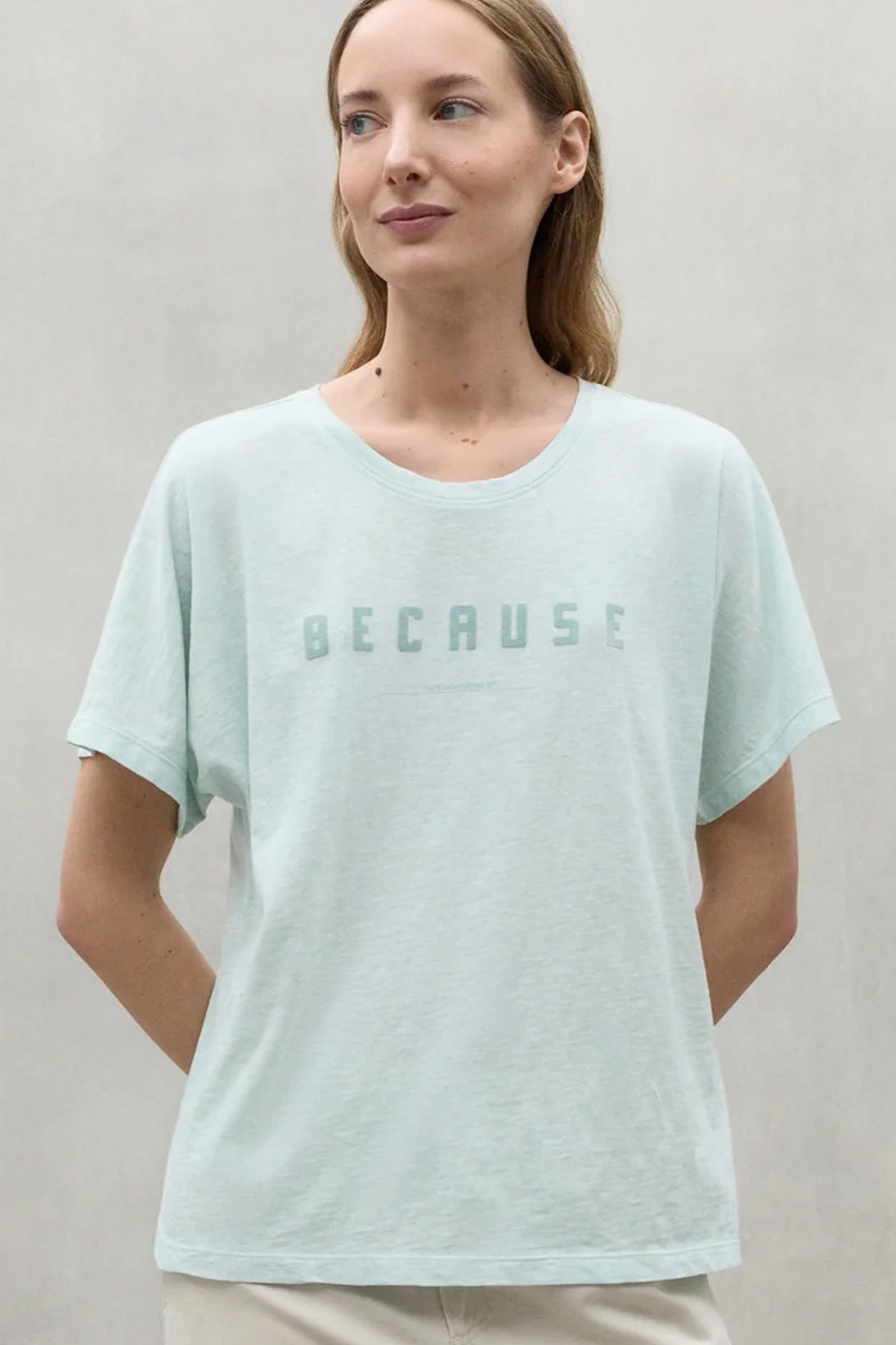 【エコアルフ/ECOALF】のKEMI BECAUSE Tシャツ 人気、トレンドファッション・服の通販 founy(ファニー) 　ファッション　Fashion　レディースファッション　Fashion for Women　トップス・カットソー　Cut & Sew Tops　シャツ・ブラウス・オフィスカジュアル　Elegant Blouses & Button-Ups　ロングTシャツ・Tシャツ　Longline T-Shirts & Tees　カットソー・ベーシックTシャツ　Cut-and-Sewn Tops / Stretch Tees & Basics　コレクション　Collection, Seasonal Line　ショート　Short, Short Length　スリーブ　Sleeve, Long Sleeve / Short Sleeve　フロント　Front, Front Design　プリント　Print, Printed Pattern　ベーシック　Basic, Essential　other-3|ID: prp329100004606169 ipo3291000000036023530