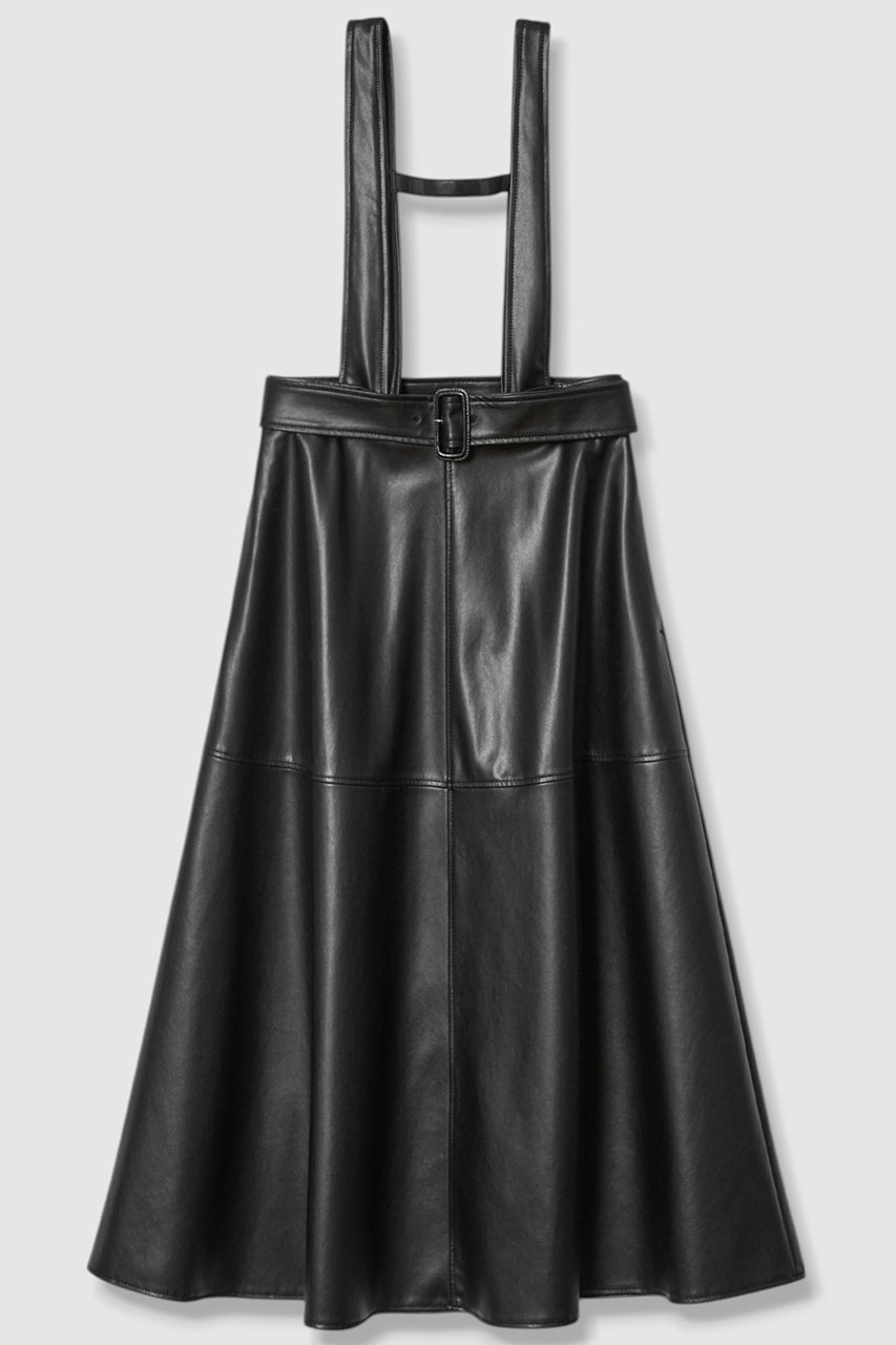 【アナイ/ANAYI】のフェイクレザージャンパー スカート 人気、トレンドファッション・服の通販 founy(ファニー) ファッション Fashion レディースファッション Fashion for Women スカート Skirts ロングスカート Long Skirts / Maxi & Midi Skirts フェイクレザー Faux Leather, PU Leather フレア Flare, Flared リアル Real, Realistic ロング Long, Long-Length エレガント 上品 Elegant other-1|ID: prp329100004606170 ipo3291000000032839478