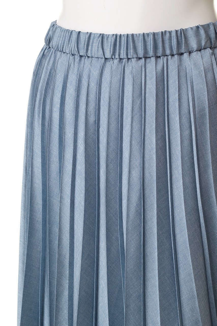 【アナイ/ANAYI】のデニムプリントプリーツスカート 人気、トレンドファッション・服の通販 founy(ファニー) 　ファッション　Fashion　レディースファッション　Fashion for Women　スカート　Skirts　プリーツスカート / 上品フェミニンスタイル　Pleated Skirts　ロングスカート　Long Skirts / Maxi & Midi Skirts　スウェット / スエット　Sweatshirt, Sweatwear　ダウン　Down, Puffer　デニム　Denim, Jeans Material　プリーツ　Pleats, Pleated　ロング　Long, Long-Length　エレガント 上品　Elegant　other-5|ID: prp329100004606171 ipo3291000000035053325