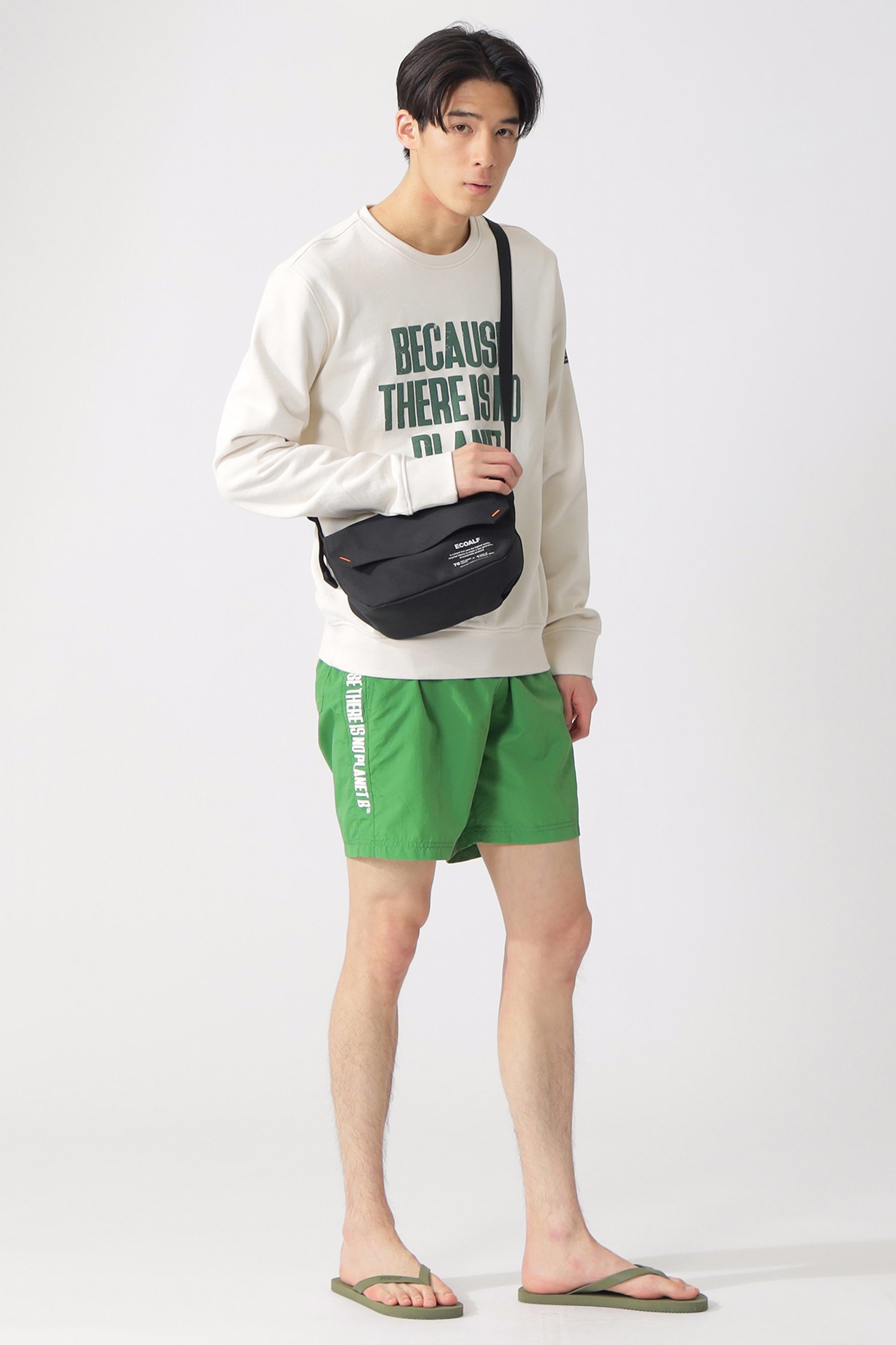 【エコアルフ/ECOALF / MEN】の【MEN】BARDERA BECAUSE スウェット 人気、トレンドファッション・服の通販 founy(ファニー) 　ファッション　Fashion　メンズファッション　Fashion for Men　トップス・カットソー　Cut & Sew Tops　パーカー・フーディー / カジュアルコーデ　Hoodies & Parkas　メンズシャツ　Shirts　オーガニック　Organic Cotton　コレクション　Collection, Seasonal Line　スウェット / スエット　Sweatshirt, Sweatwear　other-2|ID: prp329100004606173 ipo3291000000032839611