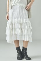 【カレンソロジー/Curensology】のコットンメッシュスカート ホワイト|ID: prp329100004606174 ipo3291000000032839596