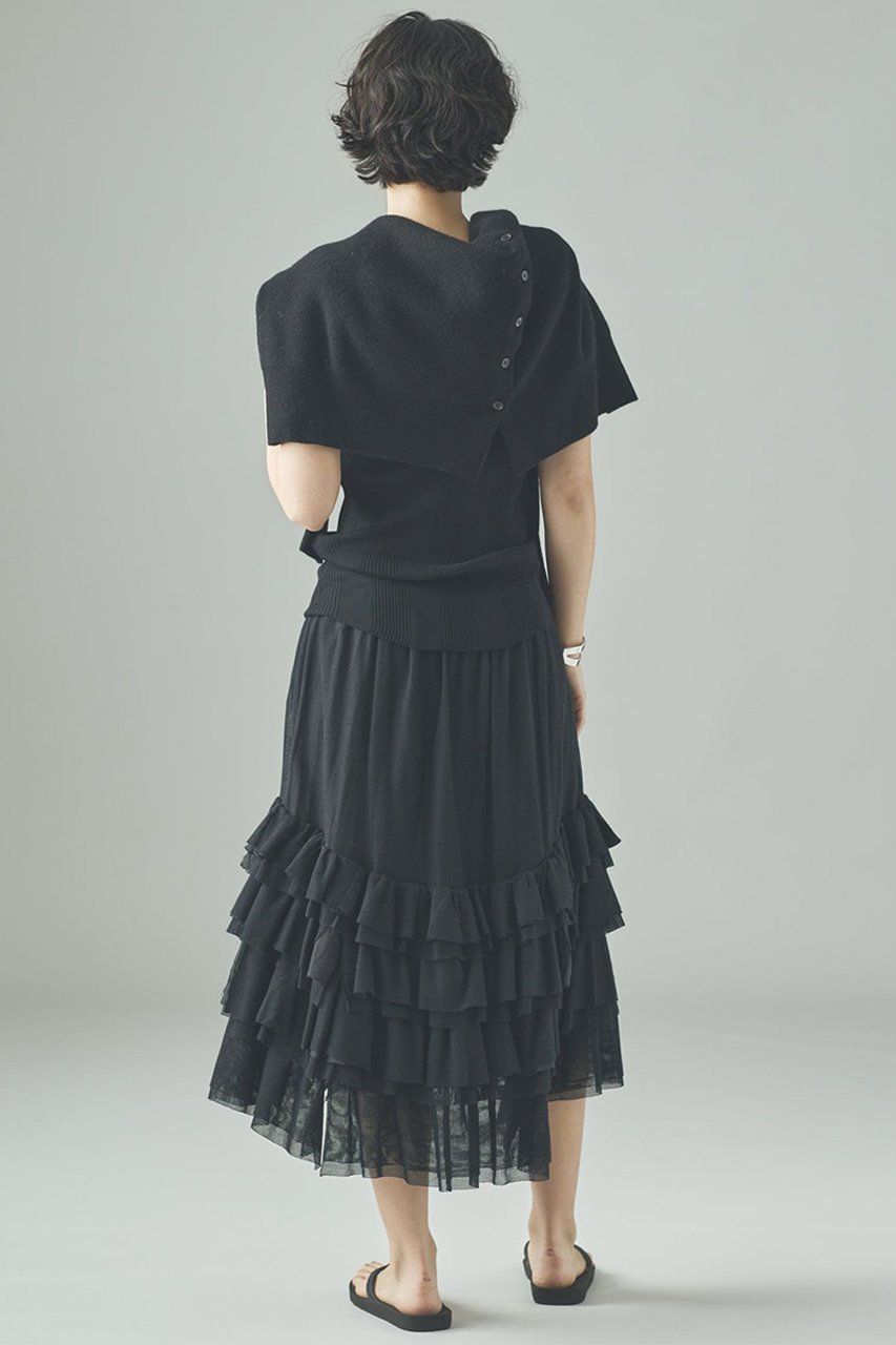 【カレンソロジー/Curensology】のコットンメッシュスカート 人気、トレンドファッション・服の通販 founy(ファニー) 　ファッション　Fashion　レディースファッション　Fashion for Women　スカート　Skirts　ロングスカート　Long Skirts / Maxi & Midi Skirts　おすすめ　Recommended / Our Picks　インド　Indian Textile　サテン　Satin, Glossy Fabric　シンプル　Simple, Minimal　デニム　Denim, Jeans Material　バランス　Balance, Style Balance　フリル　Frill, Ruffle　メッシュ　Mesh, Net Fabric　ロング　Long, Long-Length　other-8|ID: prp329100004606174 ipo3291000000032839638