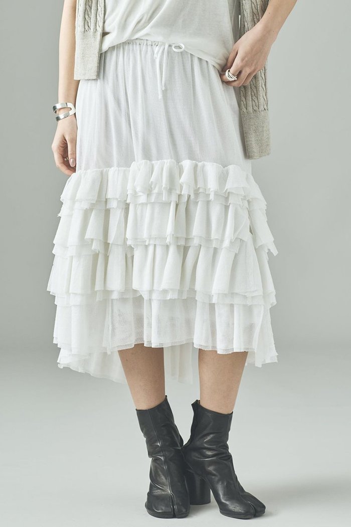 【カレンソロジー/Curensology】のコットンメッシュスカート インテリア・キッズ・メンズ・レディースファッション・服の通販 founy(ファニー) https://founy.com/ ファッション Fashion レディースファッション Fashion for Women スカート Skirts ロングスカート Long Skirts / Maxi & Midi Skirts おすすめ Recommended / Our Picks インド Indian Textile サテン Satin, Glossy Fabric シンプル Simple, Minimal デニム Denim, Jeans Material バランス Balance, Style Balance フリル Frill, Ruffle メッシュ Mesh, Net Fabric ロング Long, Long-Length |ID: prp329100004606174 ipo3291000000035964241