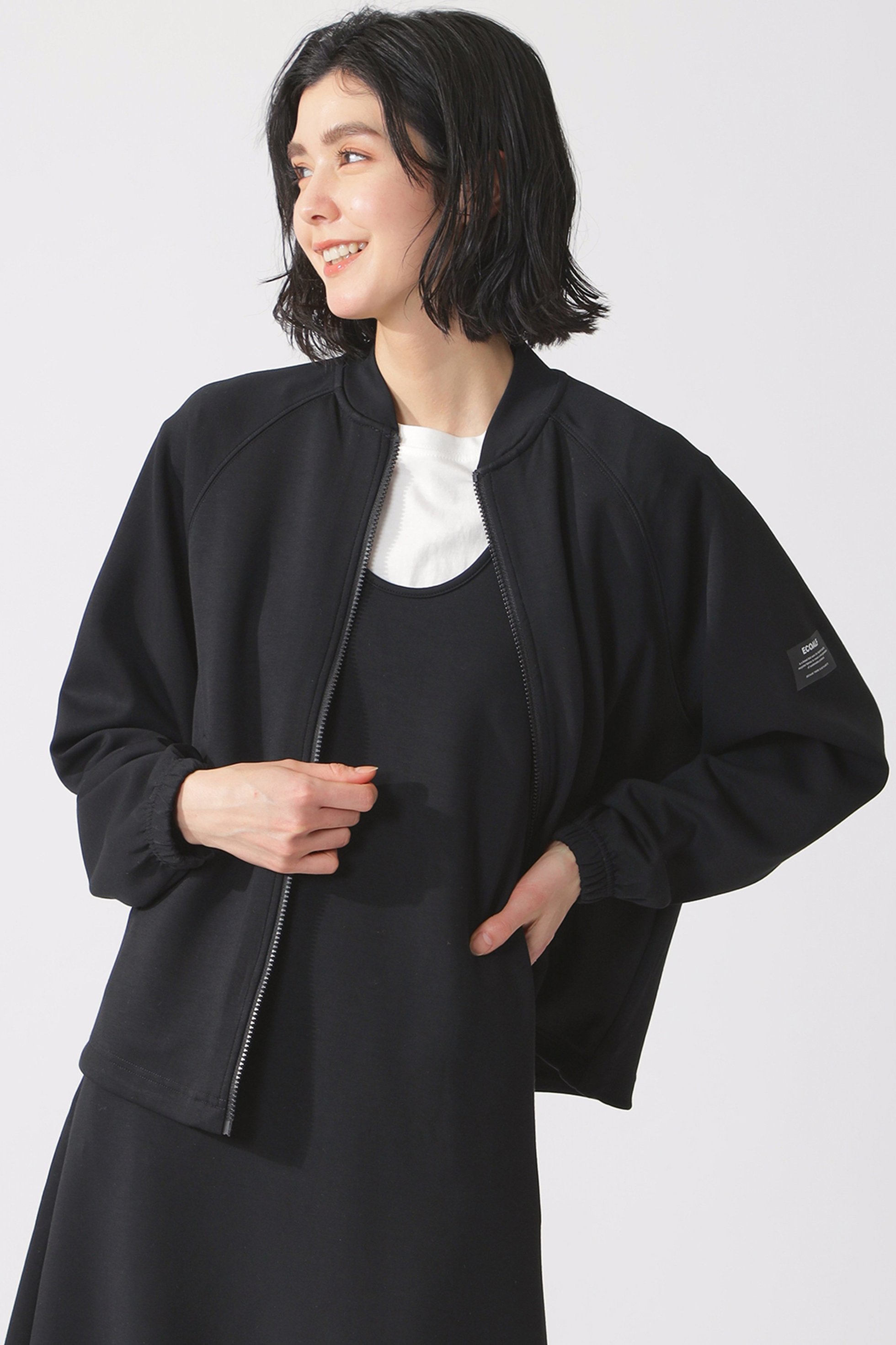 【エコアルフ/ECOALF】のDELFOS ジップアウター 人気、トレンドファッション・服の通販 founy(ファニー) 　ファッション　Fashion　レディースファッション　Fashion for Women　アウター　Coat / Outerwear Collection　トップス・カットソー　Cut & Sew Tops　シャツ・ブラウス・オフィスカジュアル　Elegant Blouses & Button-Ups　レディースパーカー・カジュアルフーディー　Casual Hoodies & Sweatshirts　ロングTシャツ・Tシャツ　Longline T-Shirts & Tees　スウェット・クルーネックトップス　Sweatshirts & Crewnecks / Relaxed Fit Sweat Tops　カットソー・ベーシックTシャツ　Cut-and-Sewn Tops / Stretch Tees & Basics　スリーブ　Sleeve, Long Sleeve / Short Sleeve　ドローコード　Drawcord, Drawstring Cord　リラックス　Relax, Relaxed Fit　 other-1|ID: prp329100004606176 ipo3291000000034954565