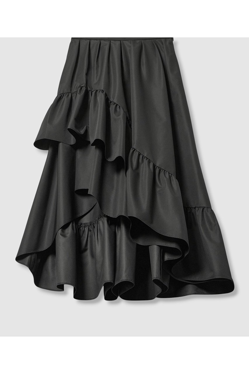 【アルアバイル/allureville】の【Loulou Willoughby】レイヤーアシンメトリースカート 人気、トレンドファッション・服の通販 founy(ファニー) 　ファッション　Fashion　レディースファッション　Fashion for Women　スカート　Skirts　ロングスカート　Long Skirts / Maxi & Midi Skirts　ショート　Short, Short Length　シンプル　Simple, Minimal　タフタ　Taffeta, Structured Fabric　ロング　Long, Long-Length　新作・新入荷　New Arrivals / New In　other-4|ID: prp329100004606178 ipo3291000000032839733