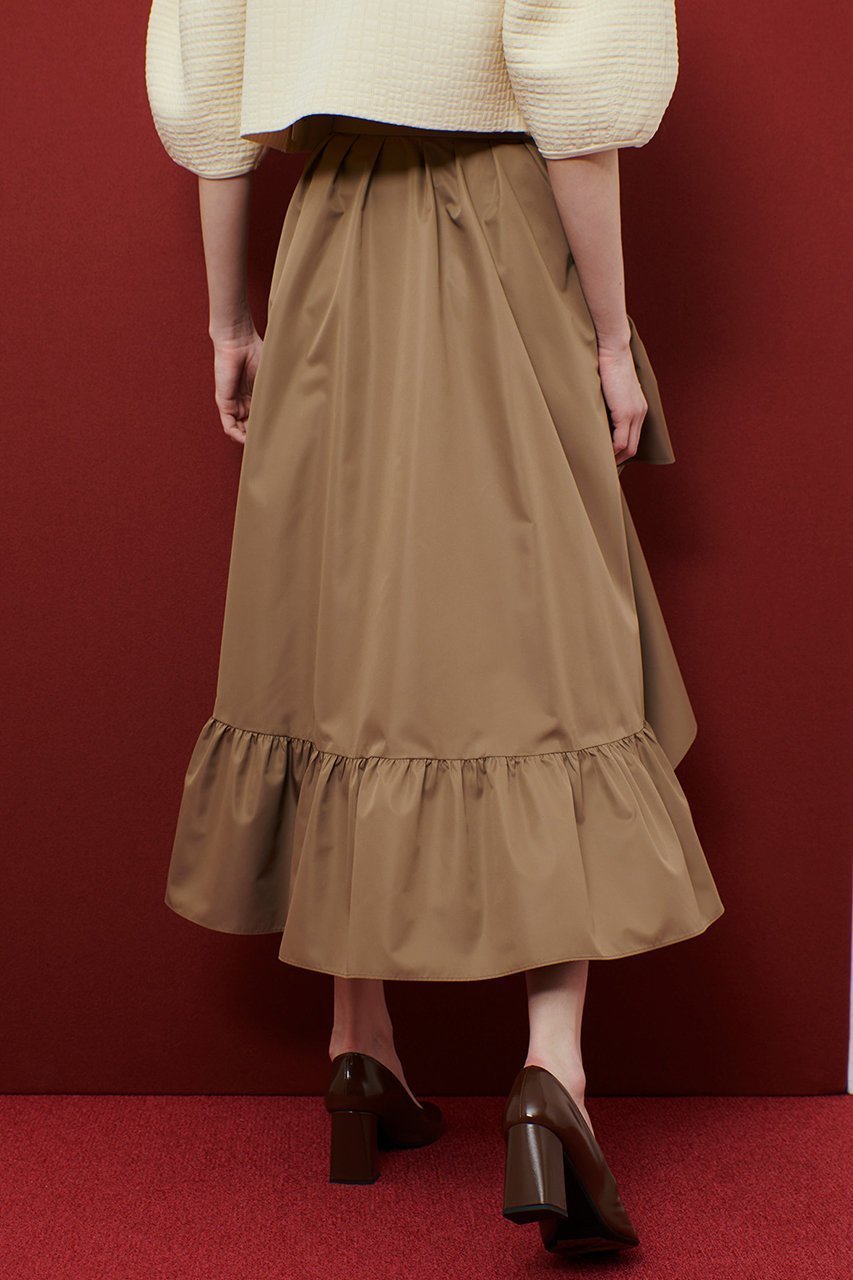 【アルアバイル/allureville】の【Loulou Willoughby】レイヤーアシンメトリースカート 人気、トレンドファッション・服の通販 founy(ファニー) 　ファッション　Fashion　レディースファッション　Fashion for Women　スカート　Skirts　ロングスカート　Long Skirts / Maxi & Midi Skirts　ショート　Short, Short Length　シンプル　Simple, Minimal　タフタ　Taffeta, Structured Fabric　ロング　Long, Long-Length　other-5|ID: prp329100004606178 ipo3291000000035901534