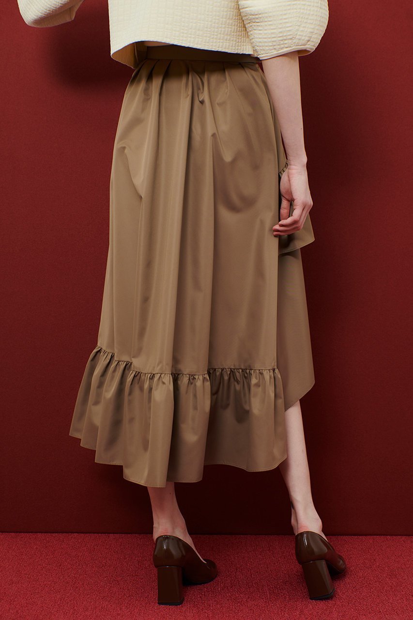 【アルアバイル/allureville】の【Loulou Willoughby】レイヤーアシンメトリースカート 人気、トレンドファッション・服の通販 founy(ファニー) 　ファッション　Fashion　レディースファッション　Fashion for Women　スカート　Skirts　ロングスカート　Long Skirts / Maxi & Midi Skirts　ショート　Short, Short Length　シンプル　Simple, Minimal　タフタ　Taffeta, Structured Fabric　ロング　Long, Long-Length　other-6|ID: prp329100004606178 ipo3291000000035901535