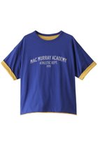 【セント ジョンズ サードクラブ/ST.JOHNS 3RD CLUB】のMAC MURRAY リバーシブル Tシャツ 人気、トレンドファッション・服の通販 founy(ファニー) ファッション Fashion レディースファッション Fashion for Women トップス・カットソー Cut & Sew Tops シャツ・ブラウス・オフィスカジュアル Elegant Blouses & Button-Ups ロングTシャツ・Tシャツ Longline T-Shirts & Tees カットソー・ベーシックTシャツ Cut-and-Sewn Tops / Stretch Tees & Basics ショート Short, Short Length スリーブ Sleeve, Long Sleeve / Short Sleeve バランス Balance, Style Balance フロント Front, Front Design ボトム Bottoms, Lower Wear リバーシブル Reversible, Two-Sided 夏 Summer 春 Spring S/S・春夏 SS, Spring/Summer, Warm Season thumbnail ブルー×ライトイエロー|ID: prp329100004606180 ipo3291000000032839769