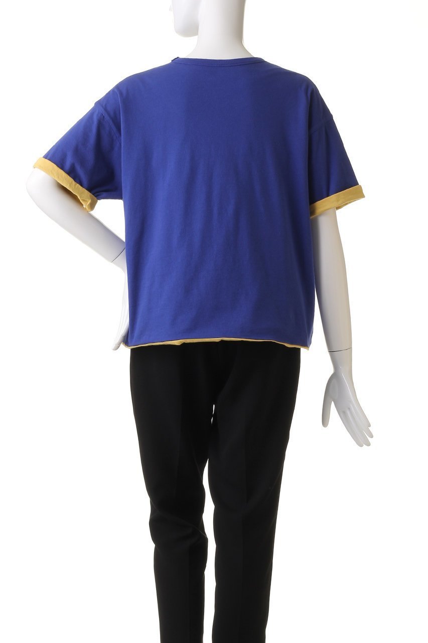 【セント ジョンズ サードクラブ/ST.JOHNS 3RD CLUB】のMAC MURRAY リバーシブル Tシャツ 人気、トレンドファッション・服の通販 founy(ファニー) 　ファッション　Fashion　レディースファッション　Fashion for Women　トップス・カットソー　Cut & Sew Tops　シャツ・ブラウス・オフィスカジュアル　Elegant Blouses & Button-Ups　ロングTシャツ・Tシャツ　Longline T-Shirts & Tees　カットソー・ベーシックTシャツ　Cut-and-Sewn Tops / Stretch Tees & Basics　ショート　Short, Short Length　スリーブ　Sleeve, Long Sleeve / Short Sleeve　バランス　Balance, Style Balance　フロント　Front, Front Design　ボトム　Bottoms, Lower Wear　リバーシブル　Reversible, Two-Sided　夏　Summer　春　Spring　S/S・春夏　SS, Spring/Summer, Warm Season　other-4|ID: prp329100004606180 ipo3291000000032839786