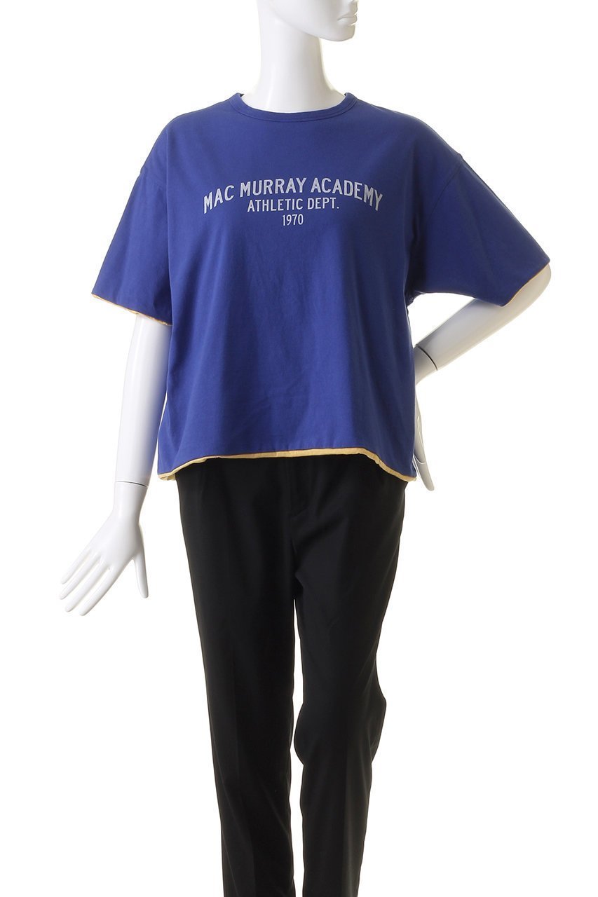 【セント ジョンズ サードクラブ/ST.JOHNS 3RD CLUB】のMAC MURRAY リバーシブル Tシャツ 人気、トレンドファッション・服の通販 founy(ファニー) 　ファッション　Fashion　レディースファッション　Fashion for Women　トップス・カットソー　Cut & Sew Tops　シャツ・ブラウス・オフィスカジュアル　Elegant Blouses & Button-Ups　ロングTシャツ・Tシャツ　Longline T-Shirts & Tees　カットソー・ベーシックTシャツ　Cut-and-Sewn Tops / Stretch Tees & Basics　ショート　Short, Short Length　スリーブ　Sleeve, Long Sleeve / Short Sleeve　バランス　Balance, Style Balance　フロント　Front, Front Design　ボトム　Bottoms, Lower Wear　リバーシブル　Reversible, Two-Sided　夏　Summer　春　Spring　S/S・春夏　SS, Spring/Summer, Warm Season　other-6|ID: prp329100004606180 ipo3291000000032839798
