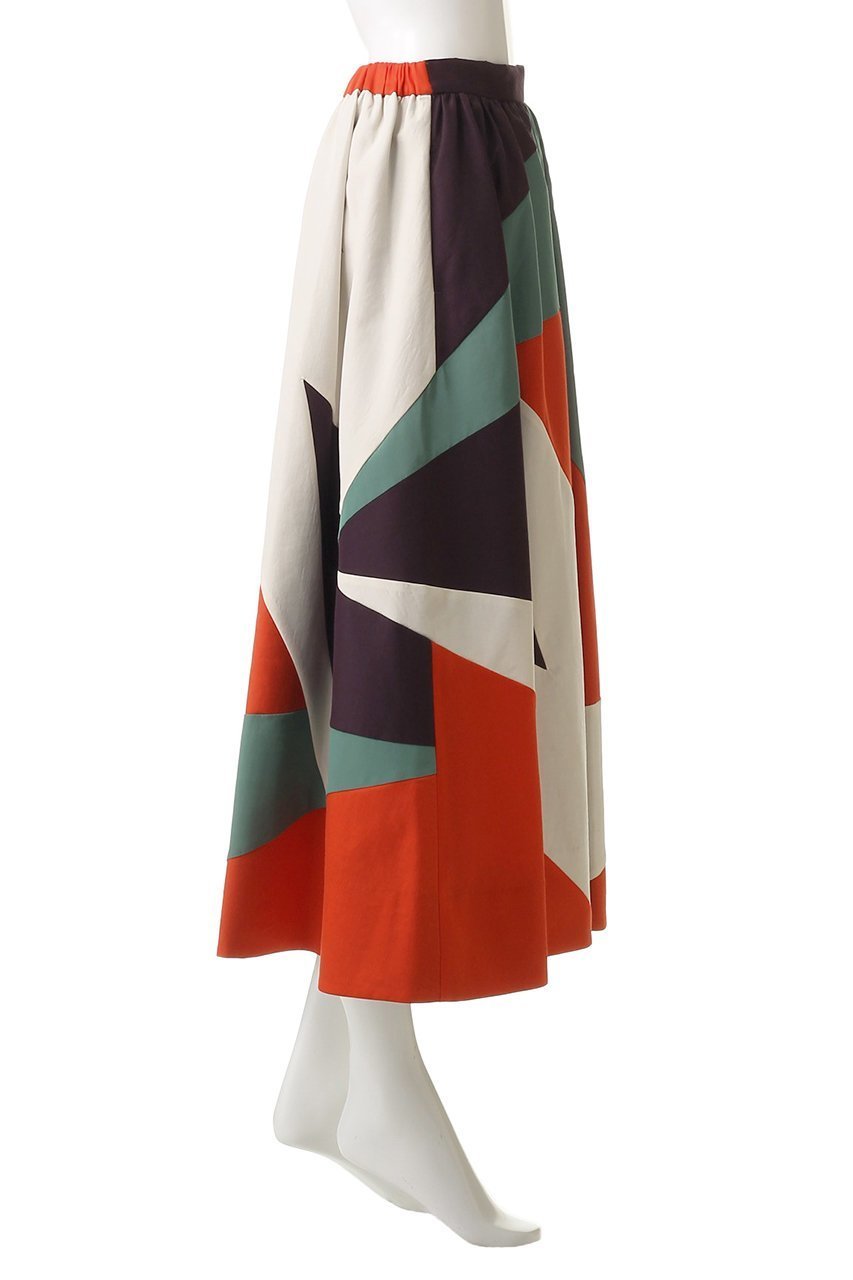 【ランバン オン ブルー/LANVIN en Bleu】のLES MOUETTESフレアスカート 人気、トレンドファッション・服の通販 founy(ファニー) ファッション Fashion レディースファッション Fashion for Women スカート Skirts Aライン・フレアスカート A-Line & Flared Skirts ロングスカート Long Skirts / Maxi & Midi Skirts ファブリック Fabric, Textile フレア Flare, Flared モダン Modern, Contemporary ロング Long, Long-Length other-3|ID: prp329100004606181 ipo3291000000035796083